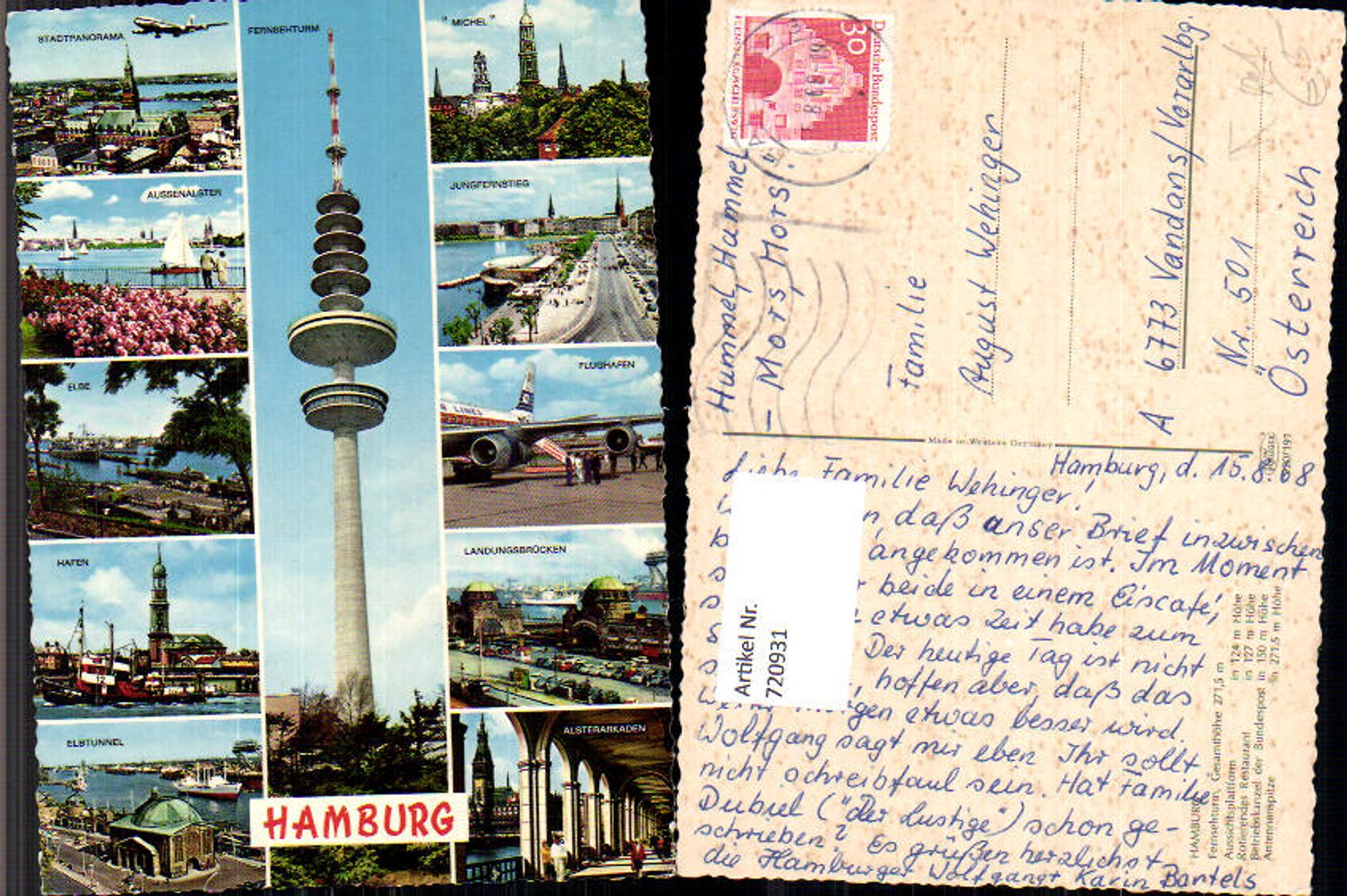 Alte Ansichtskarte – Old Postcard