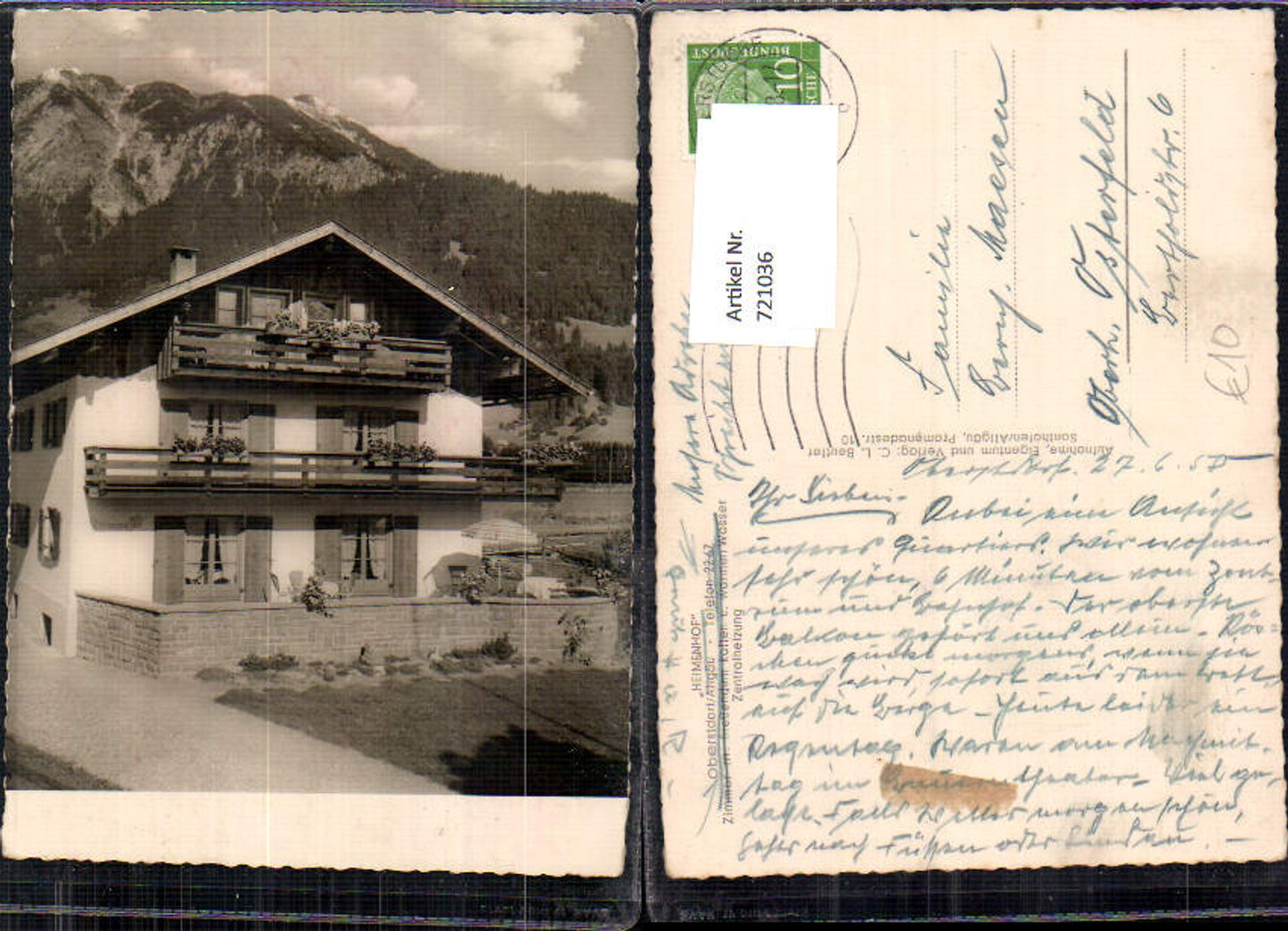 Alte Ansichtskarte – Old Postcard