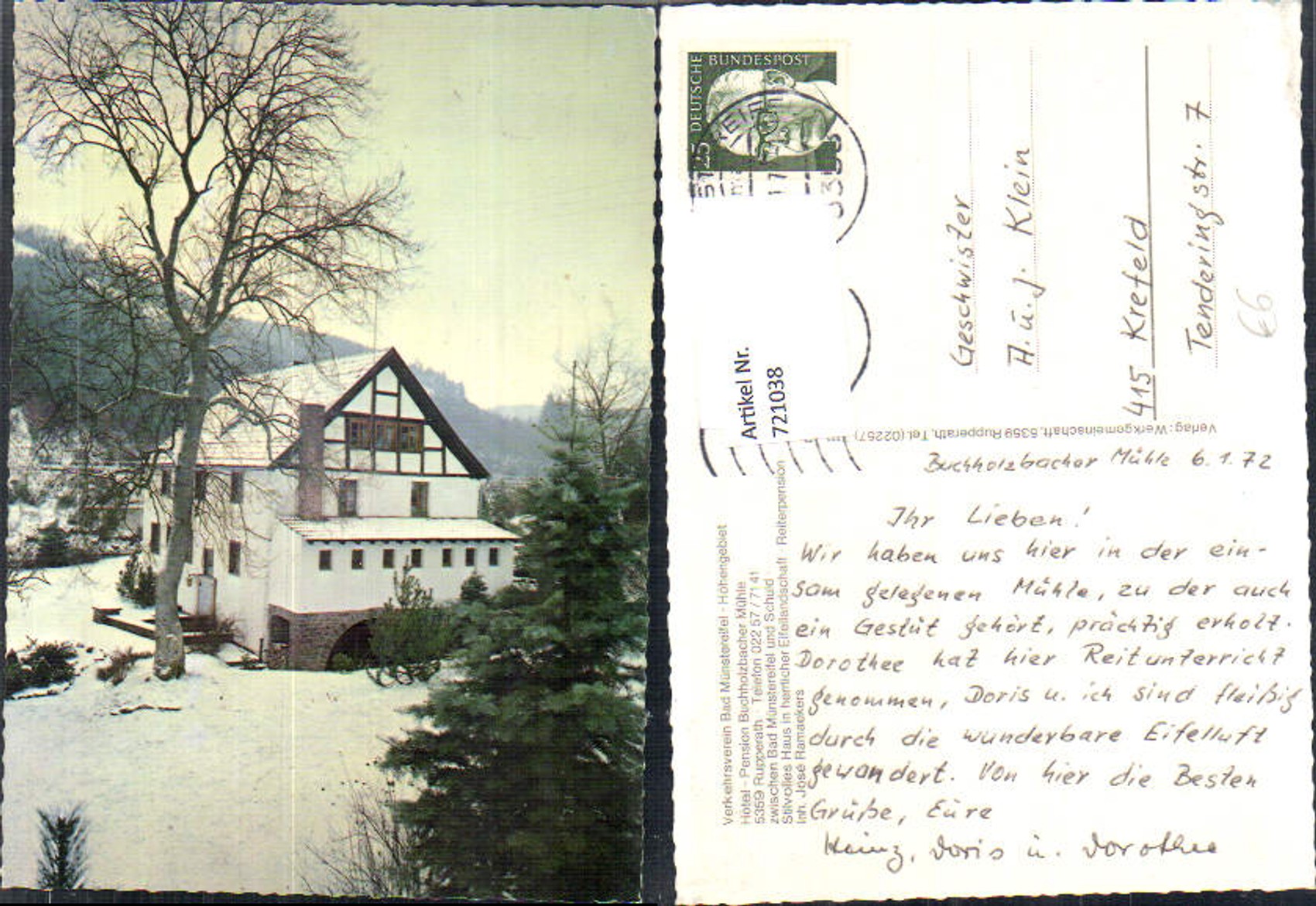 Alte Ansichtskarte – Old Postcard