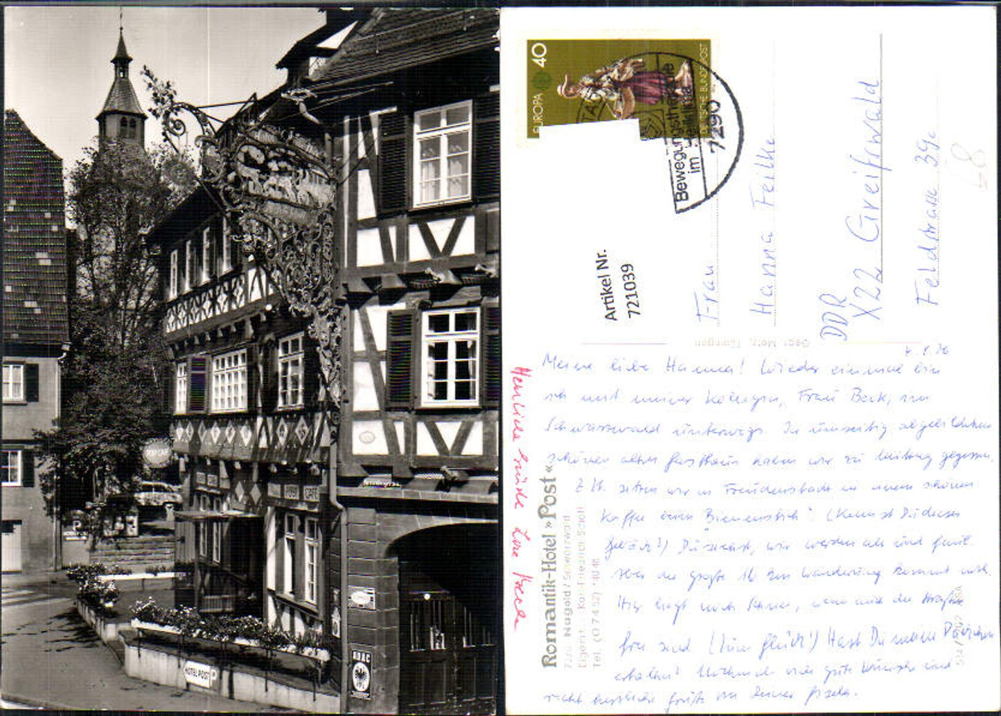 Alte Ansichtskarte – Old Postcard