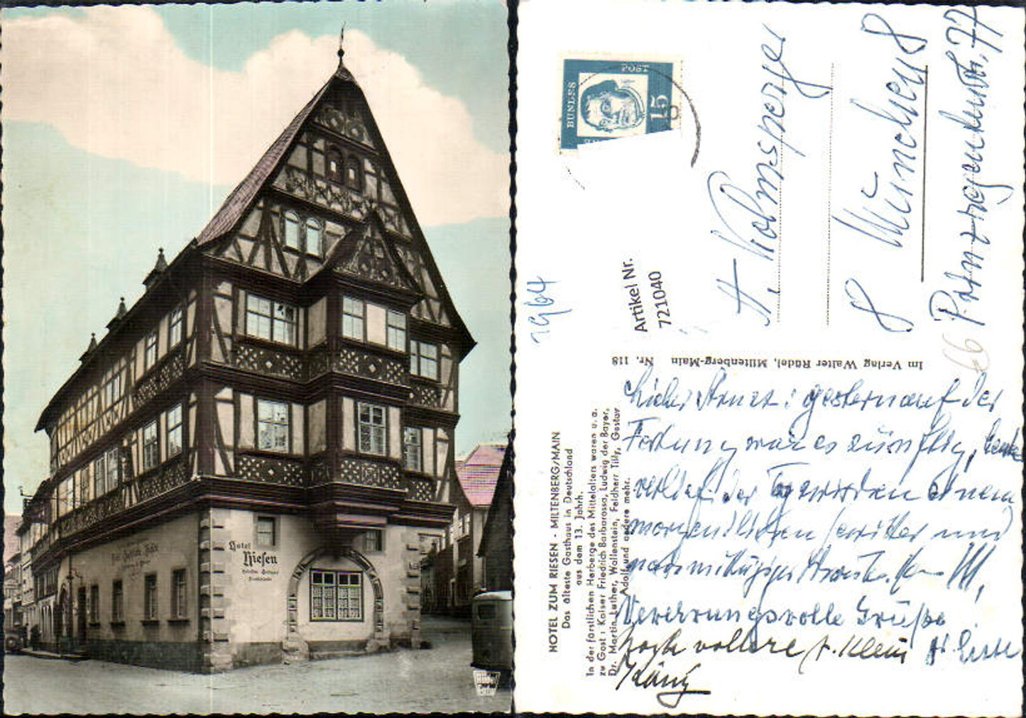 Alte Ansichtskarte – Old Postcard