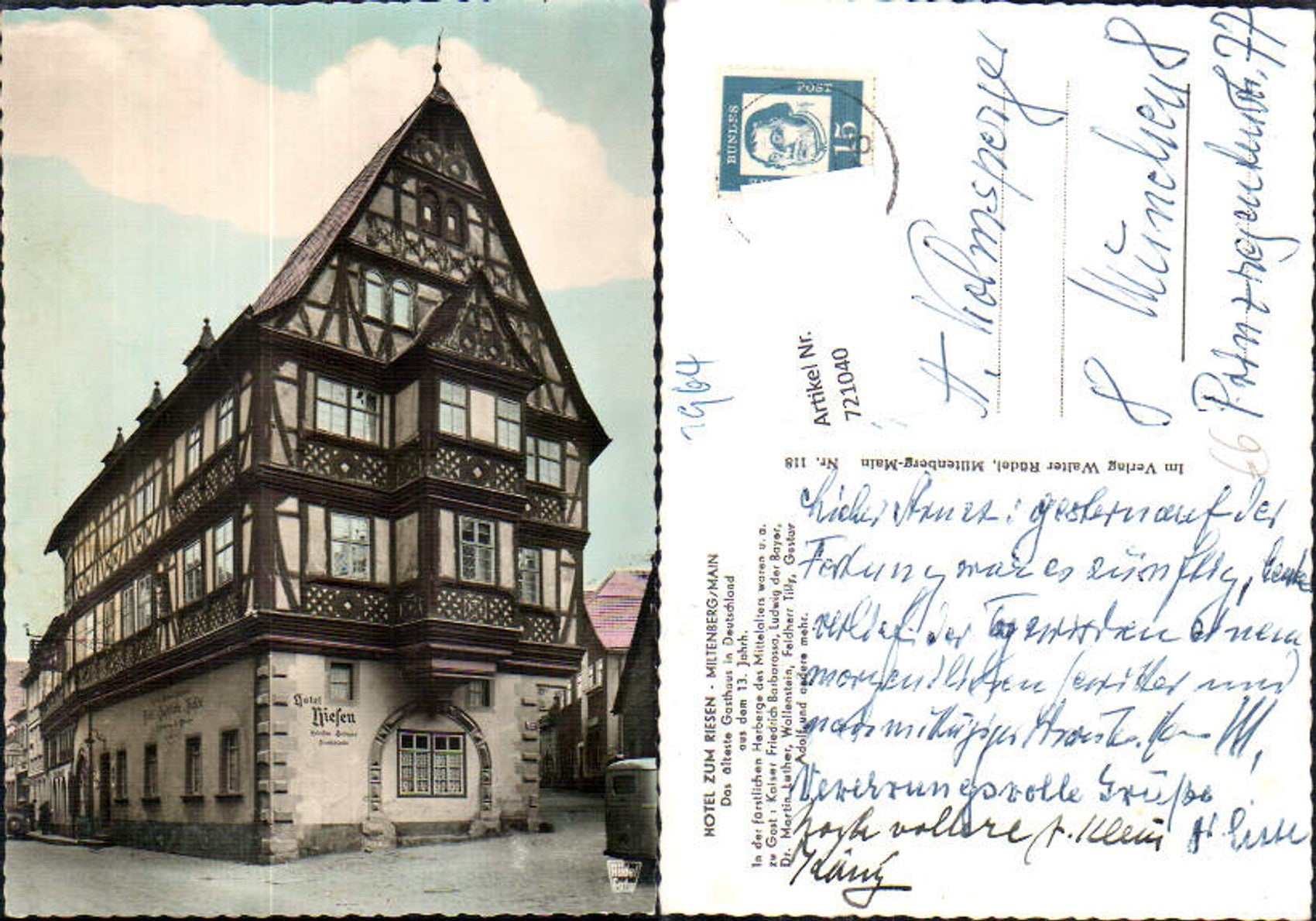 Alte Ansichtskarte – Old Postcard