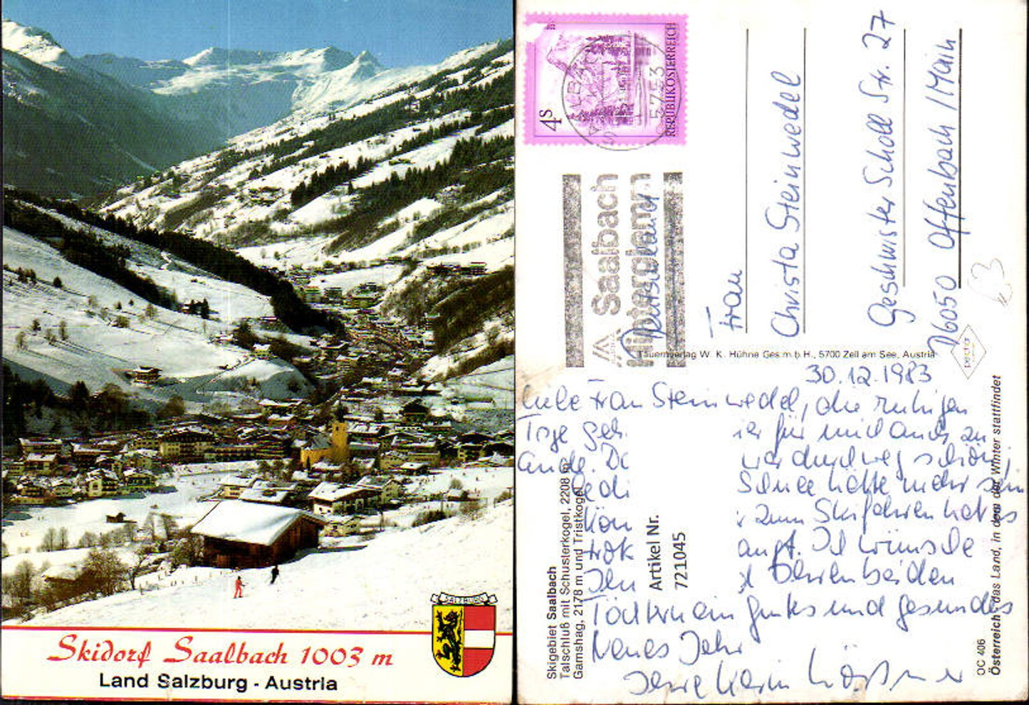 Alte Ansichtskarte – Old Postcard