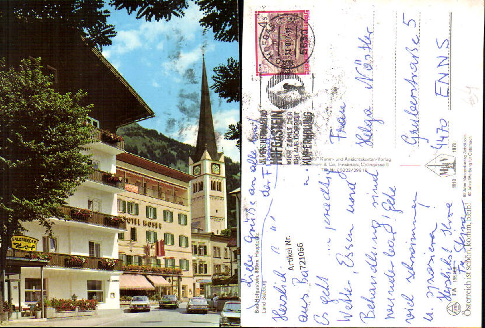 Alte Ansichtskarte – Old Postcard