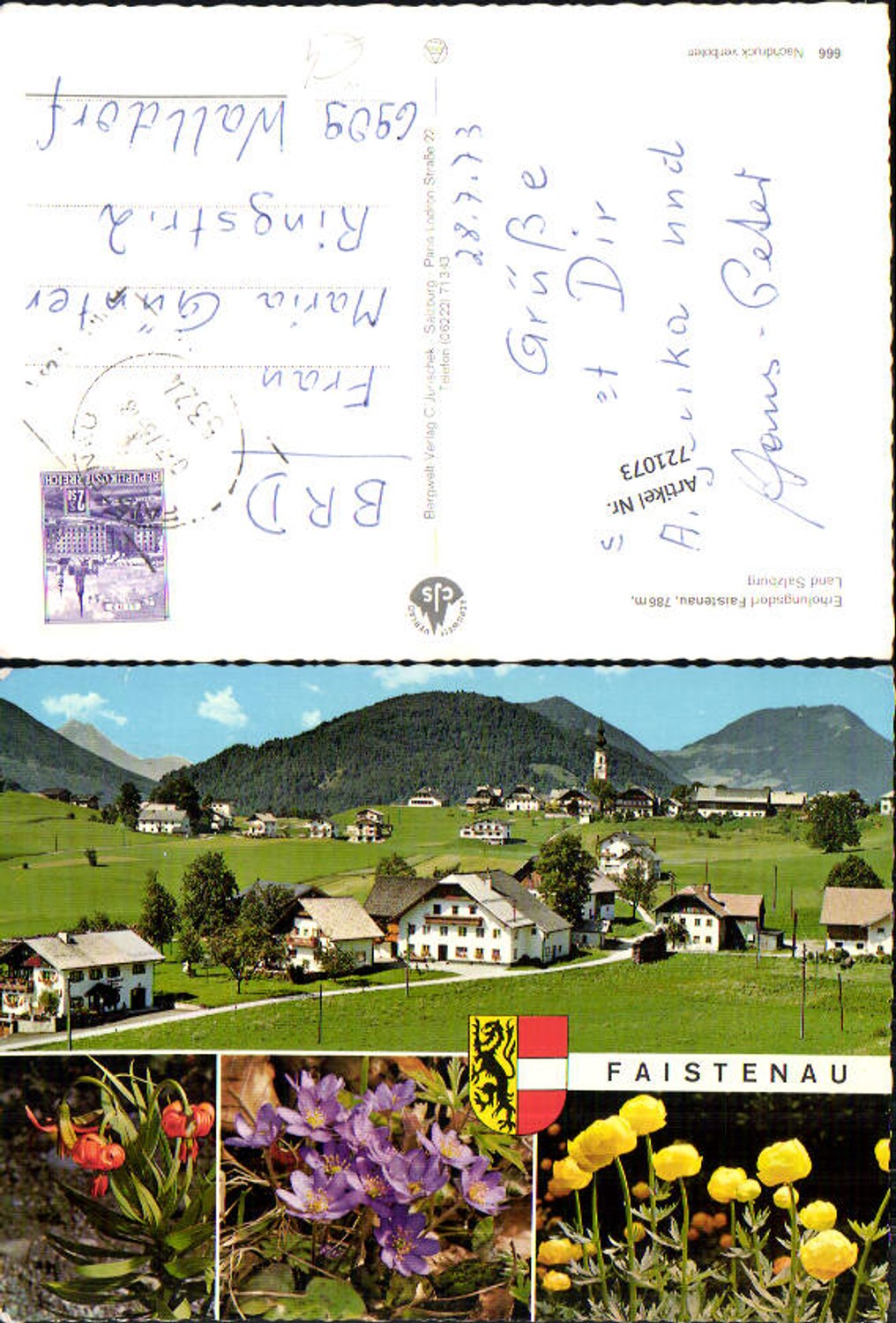 Alte Ansichtskarte – Old Postcard