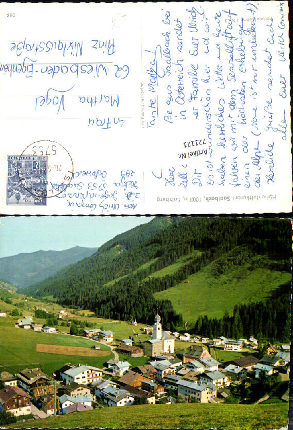 Alte Ansichtskarte – Old Postcard