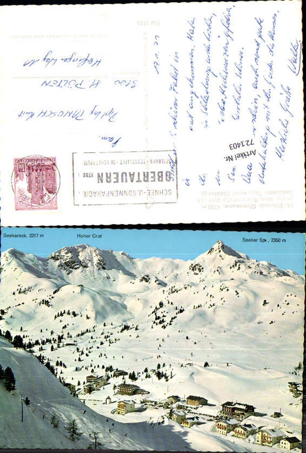 Alte Ansichtskarte – Old Postcard