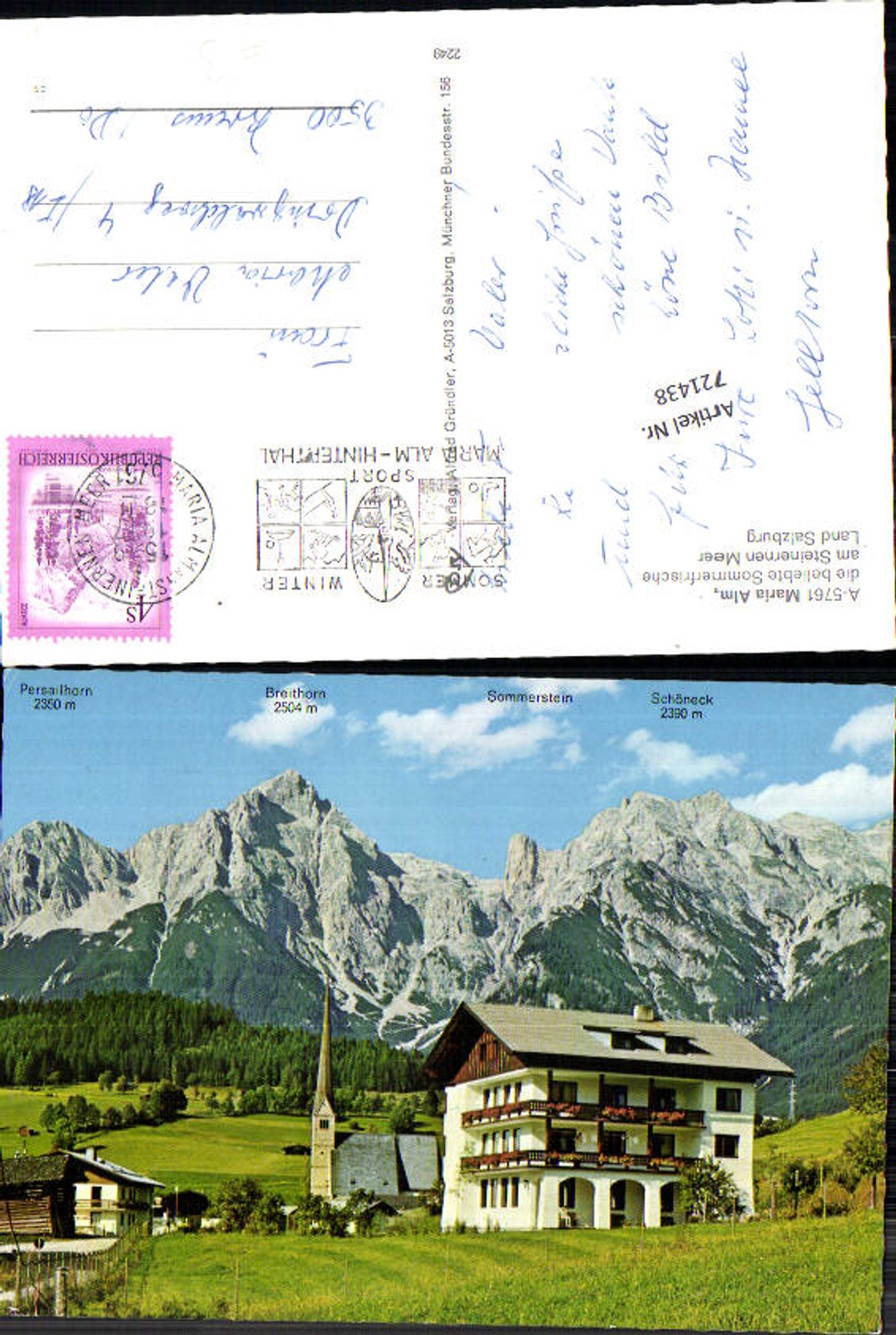 Alte Ansichtskarte – Old Postcard