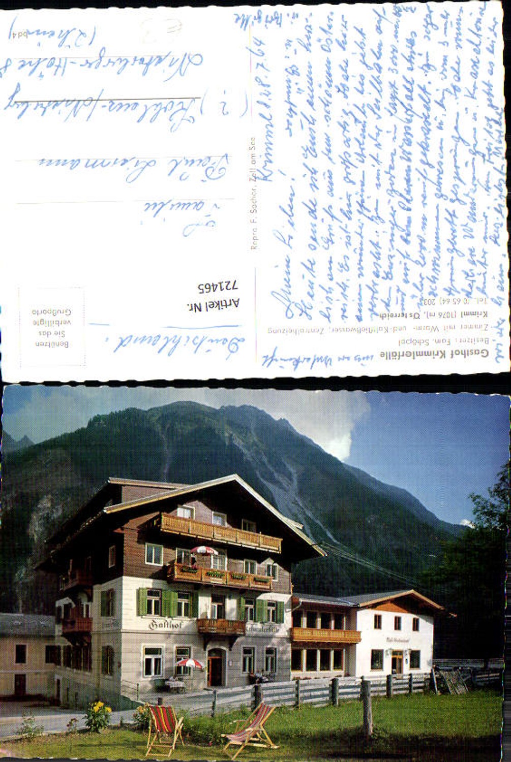 Alte Ansichtskarte – Old Postcard