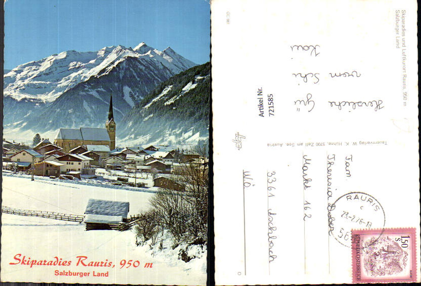 Alte Ansichtskarte – Old Postcard