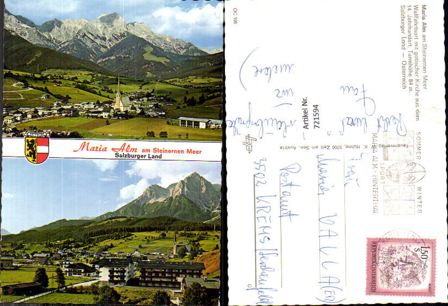 Alte Ansichtskarte – Old Postcard