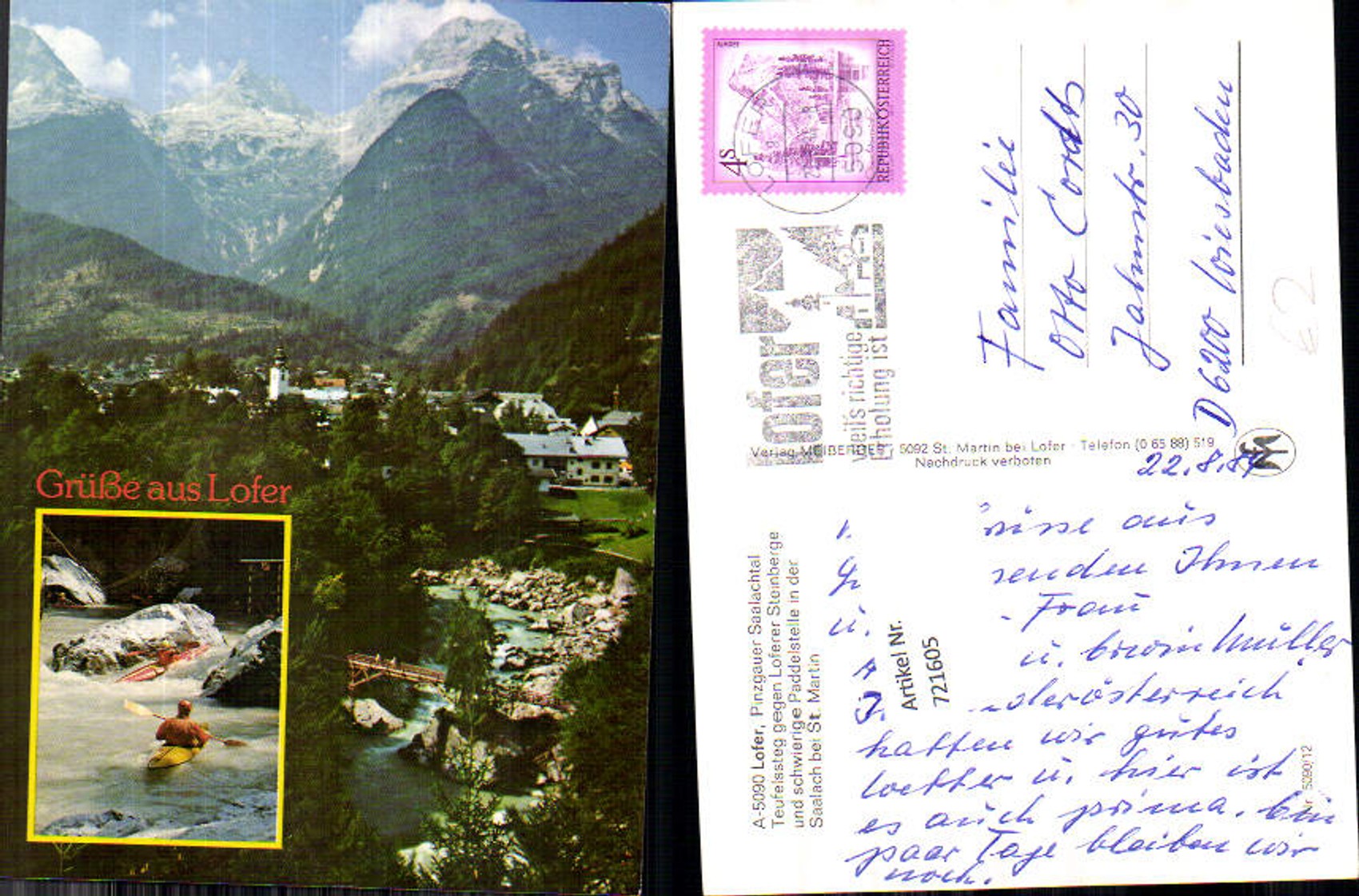 Alte Ansichtskarte – Old Postcard