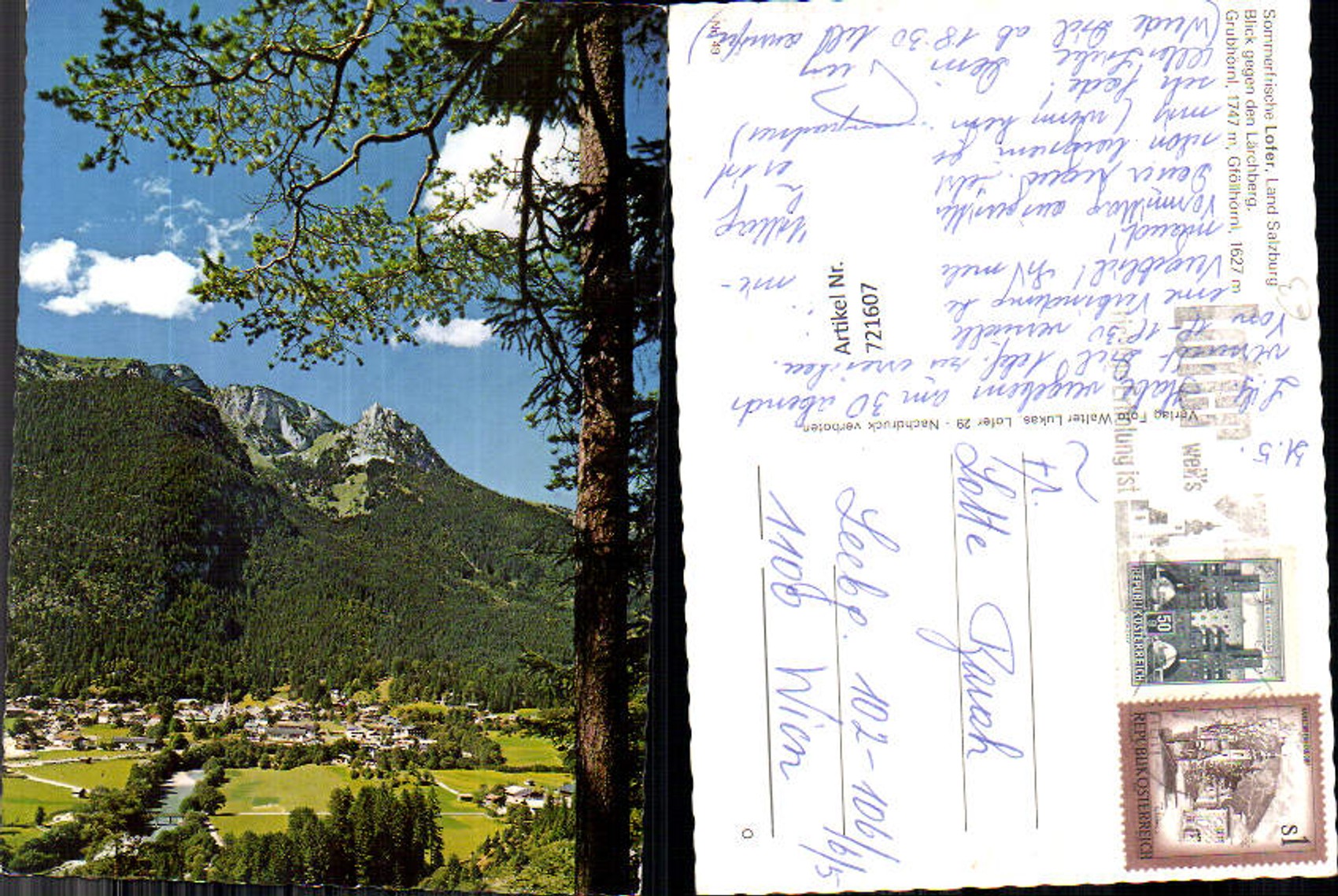 Alte Ansichtskarte – Old Postcard