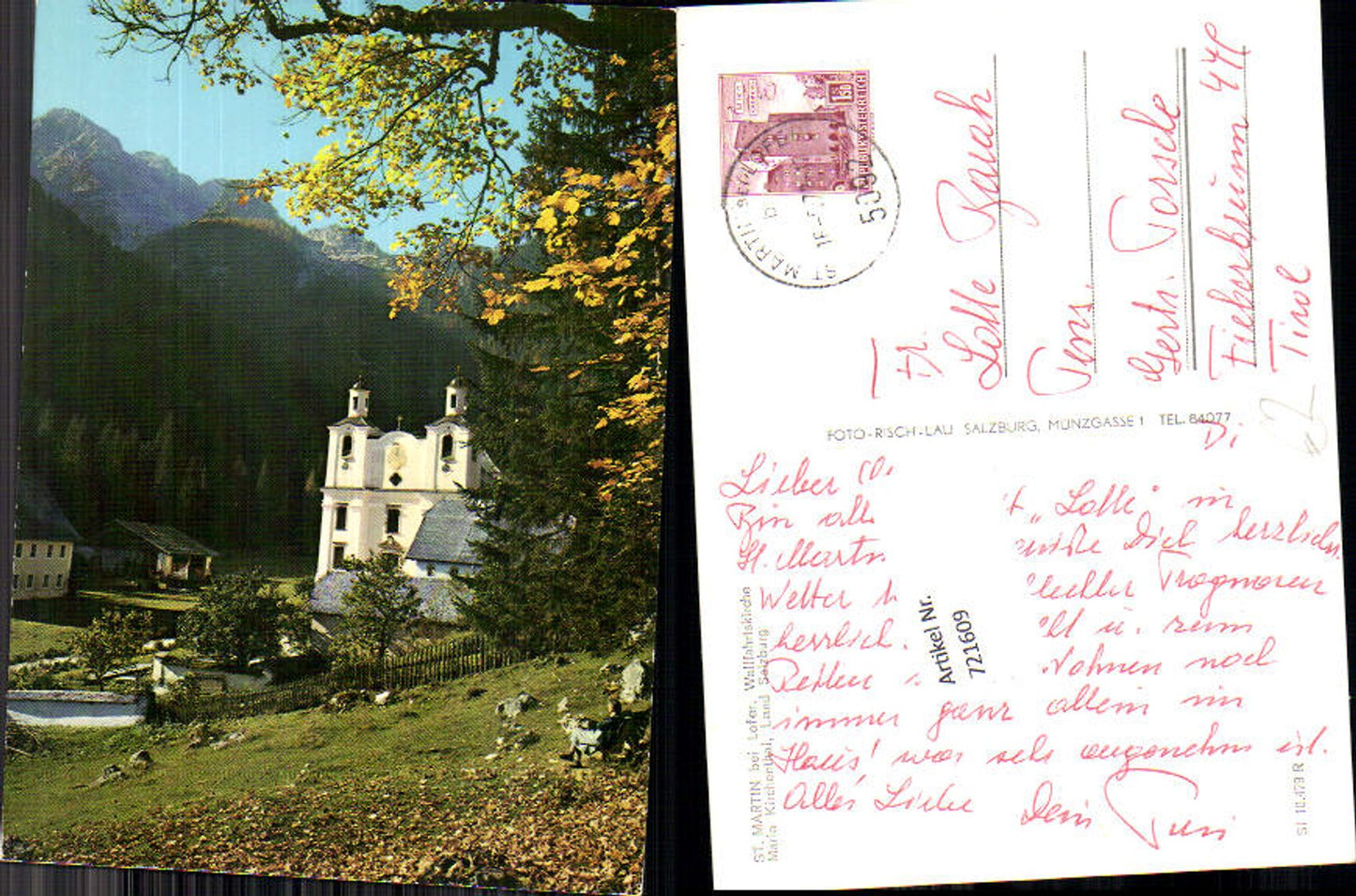 Alte Ansichtskarte – Old Postcard