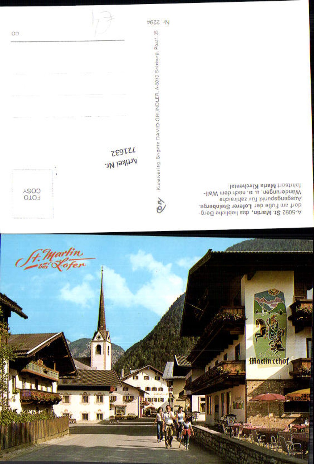 Alte Ansichtskarte – Old Postcard