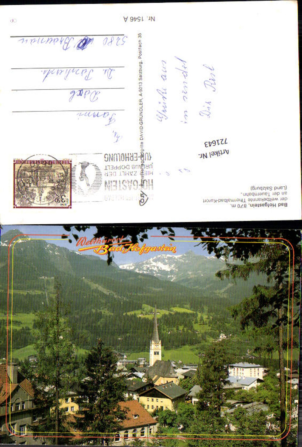 Alte Ansichtskarte – Old Postcard