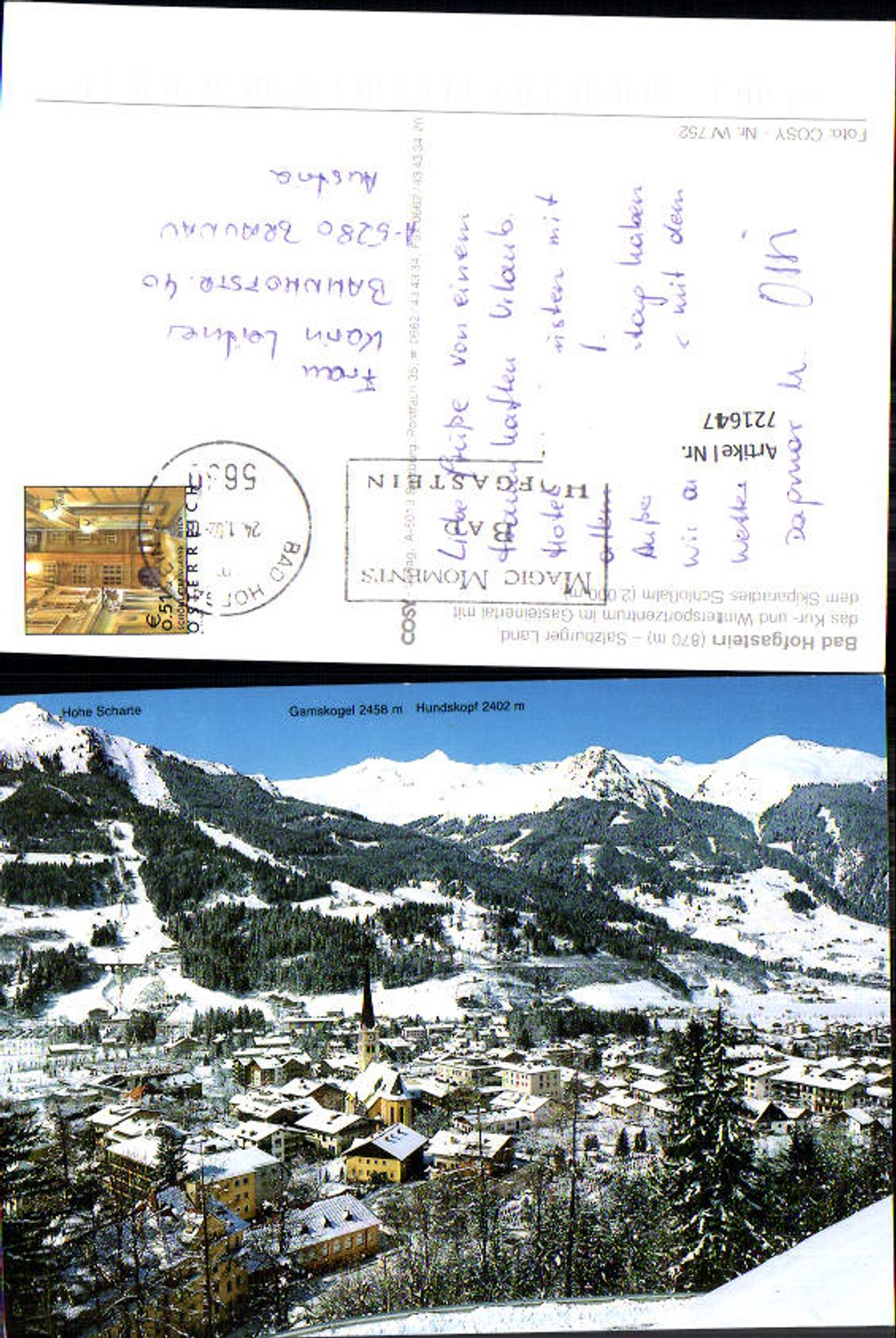 Alte Ansichtskarte – Old Postcard