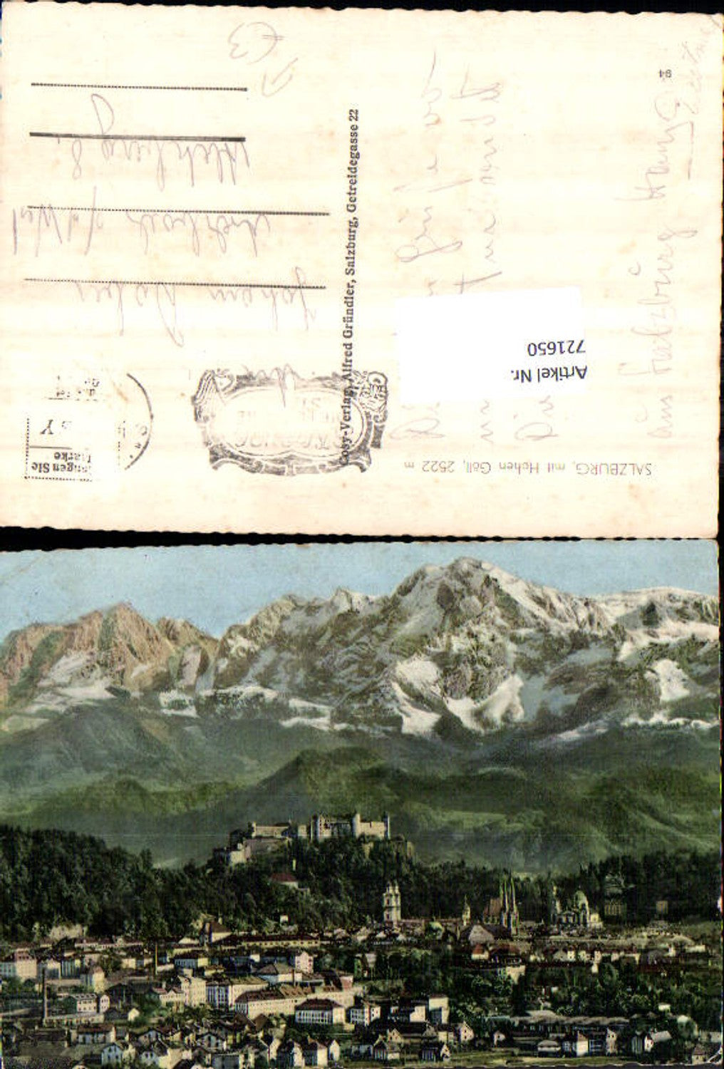 Alte Ansichtskarte – Old Postcard