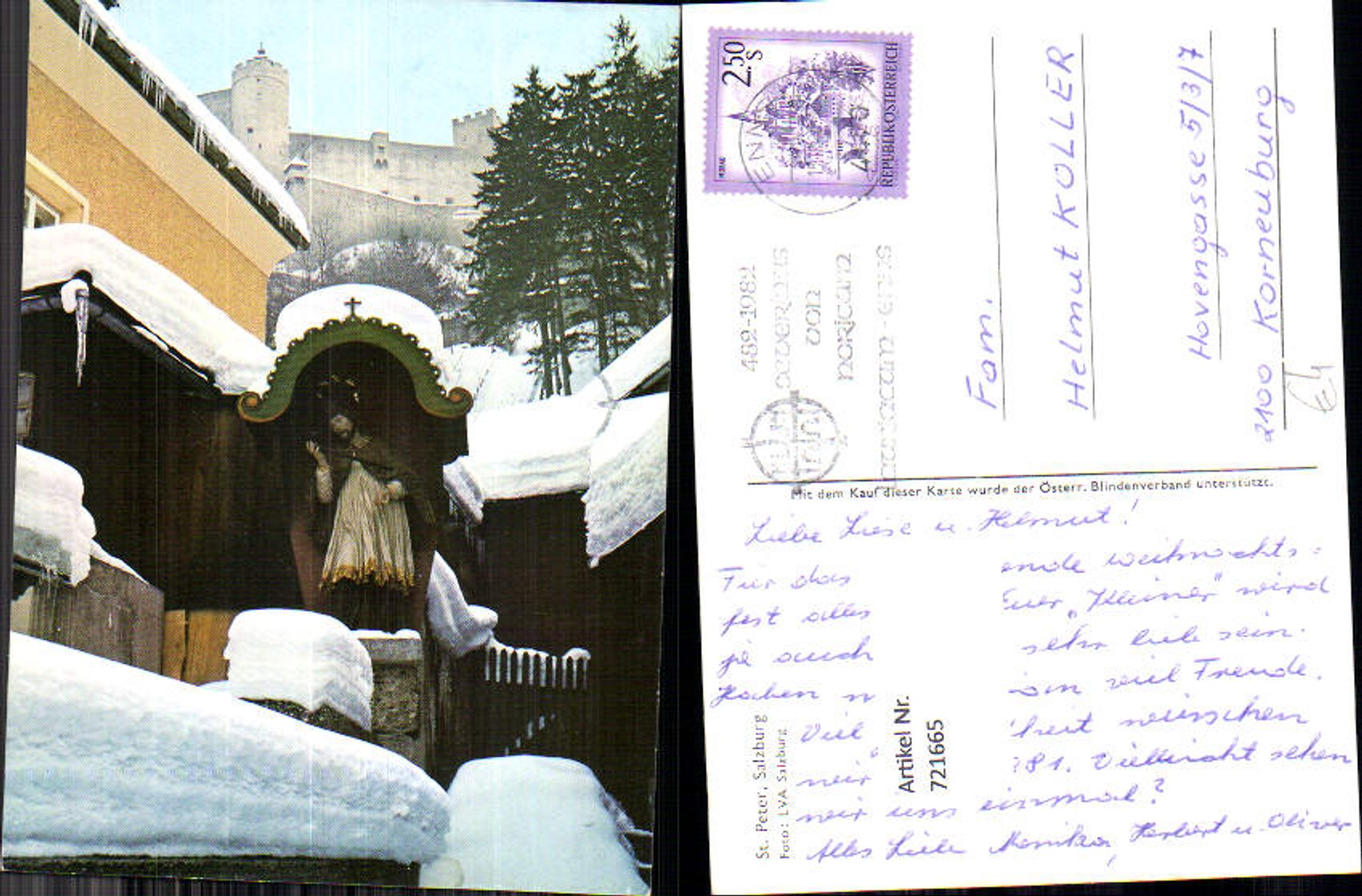 Alte Ansichtskarte – Old Postcard