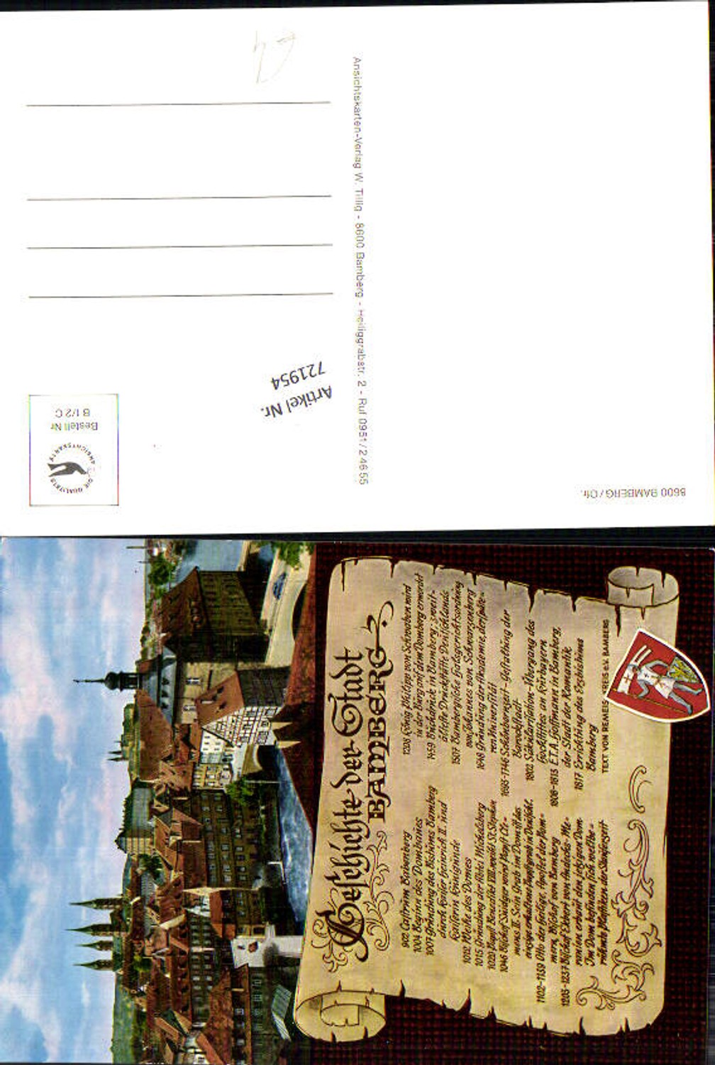 Alte Ansichtskarte – Old Postcard