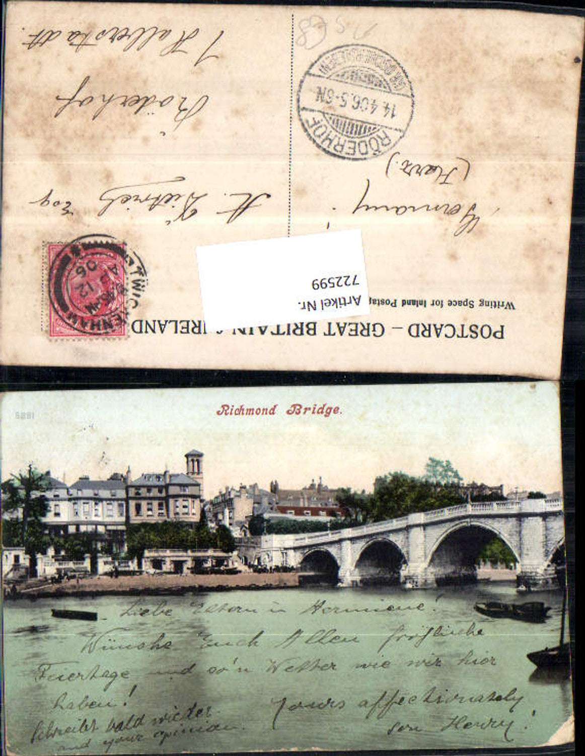 Alte Ansichtskarte – Old Postcard
