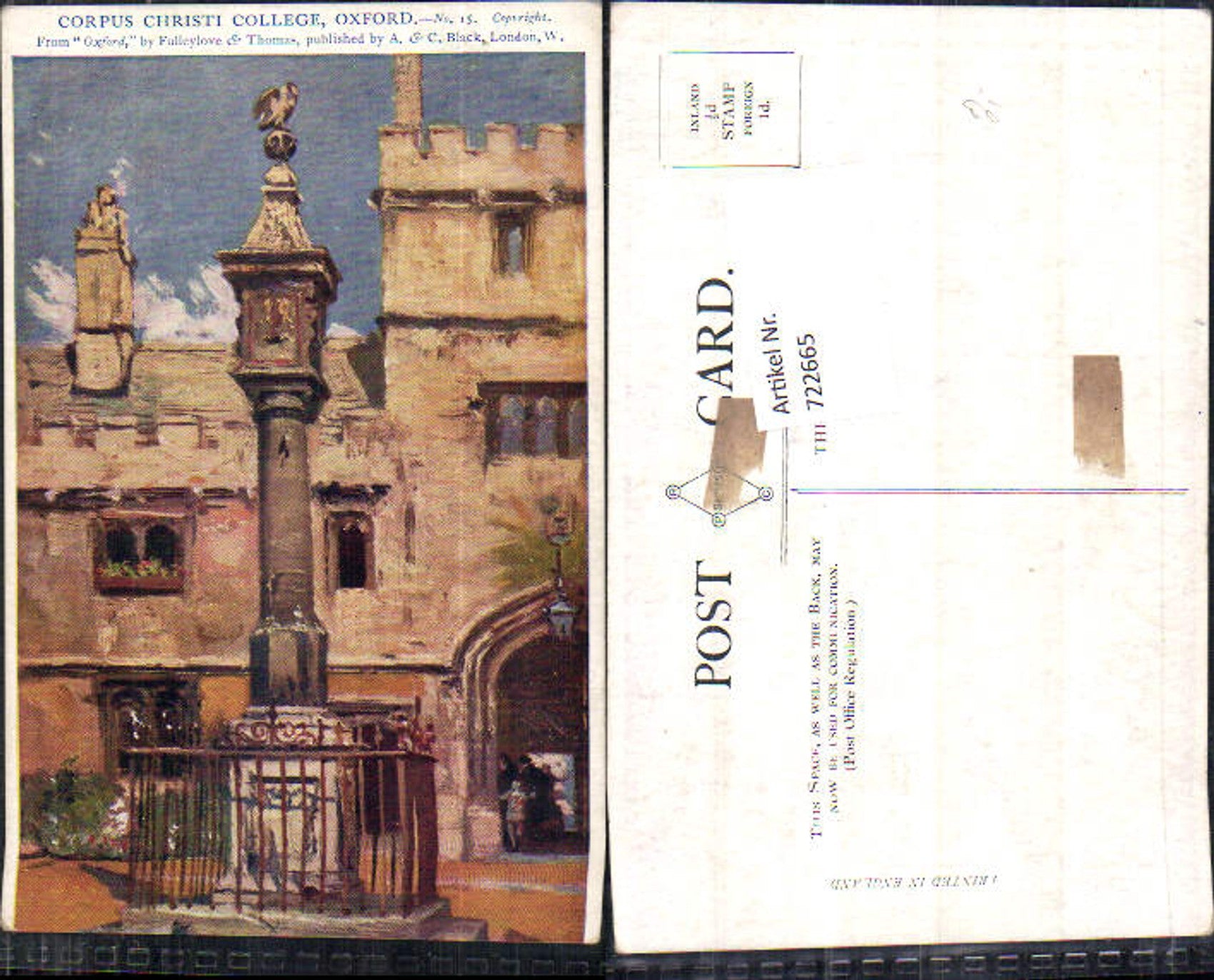 Alte Ansichtskarte – Old Postcard