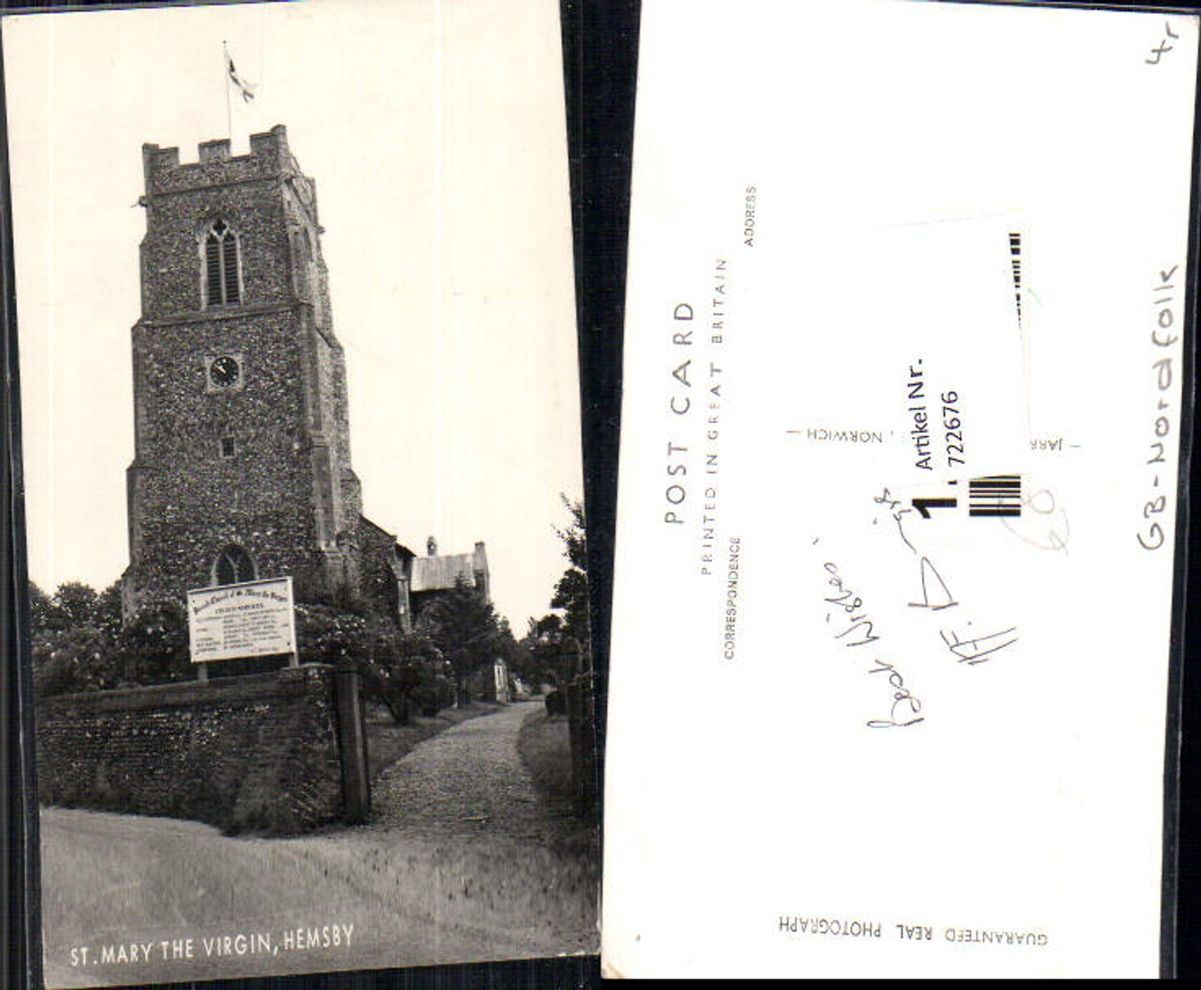 Alte Ansichtskarte – Old Postcard