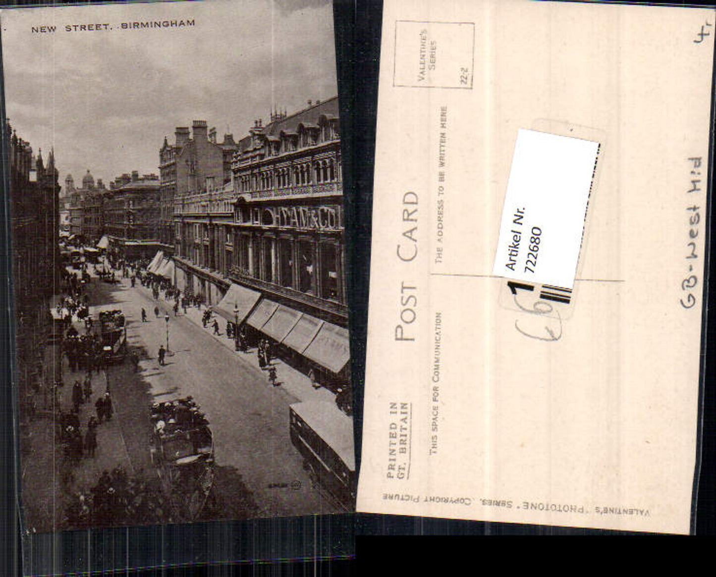 Alte Ansichtskarte – Old Postcard