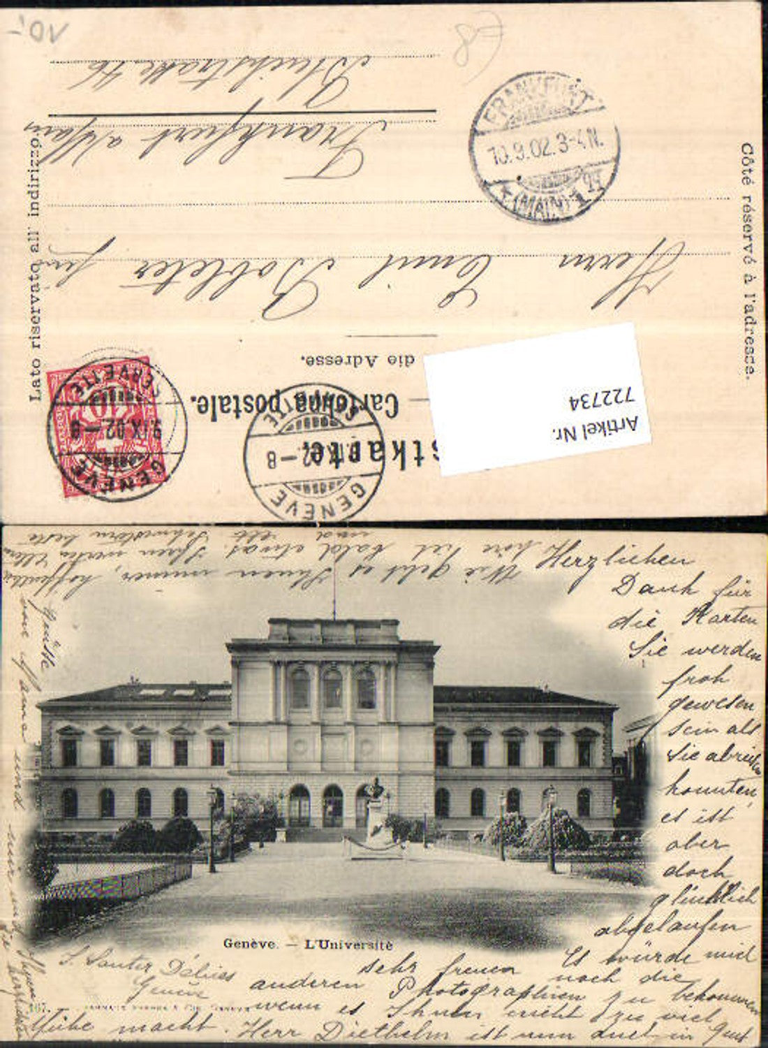 Alte Ansichtskarte – Old Postcard