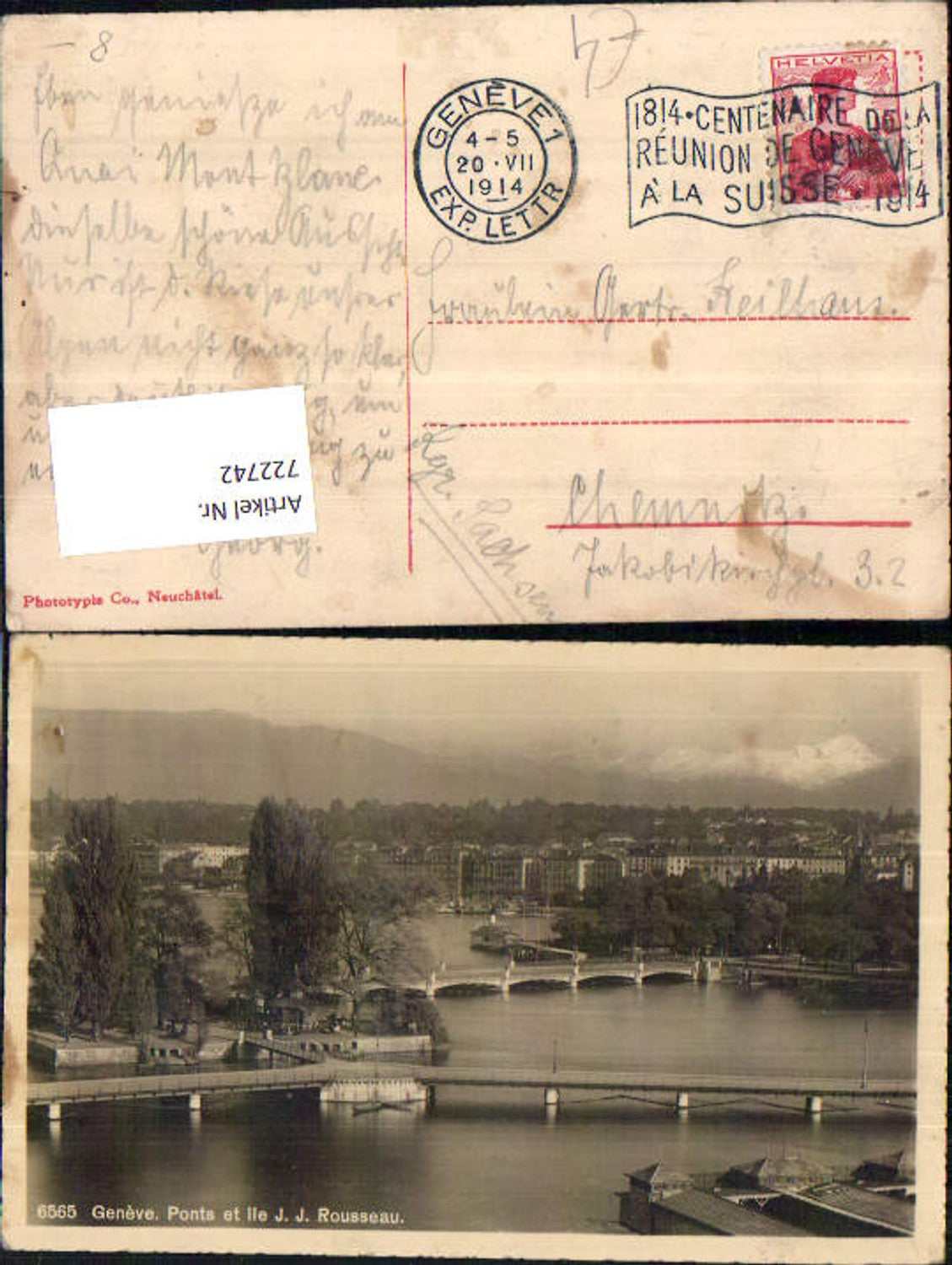 Alte Ansichtskarte – Old Postcard