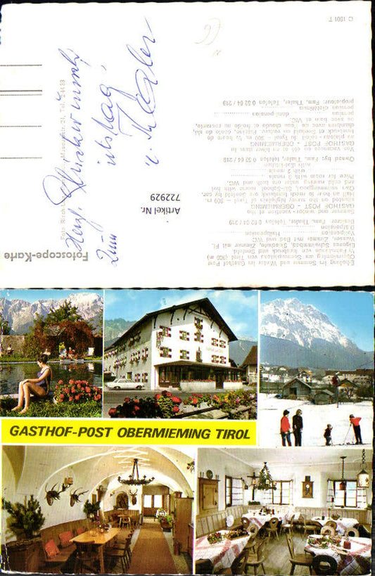 Alte Ansichtskarte – Old Postcard
