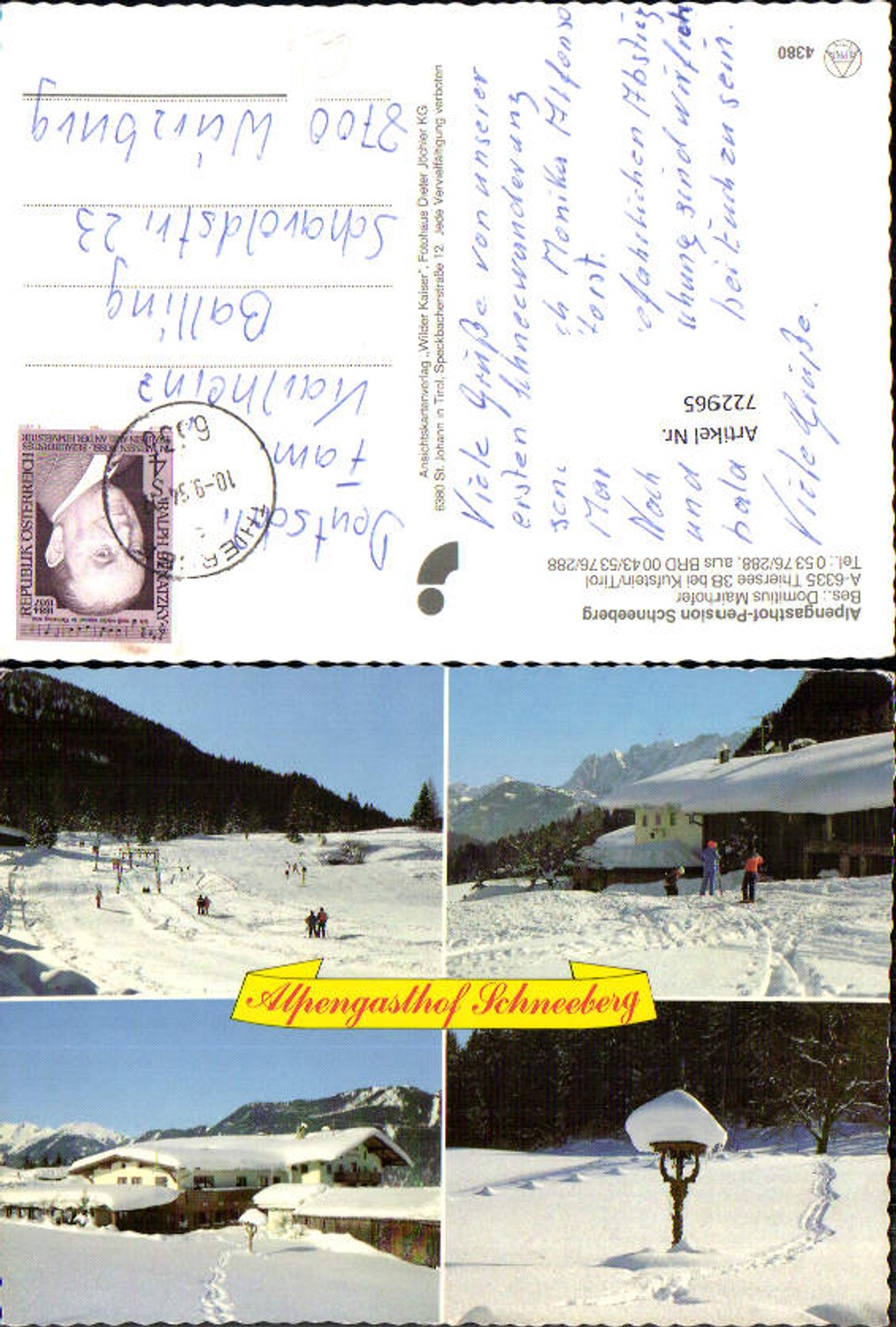 Alte Ansichtskarte – Old Postcard
