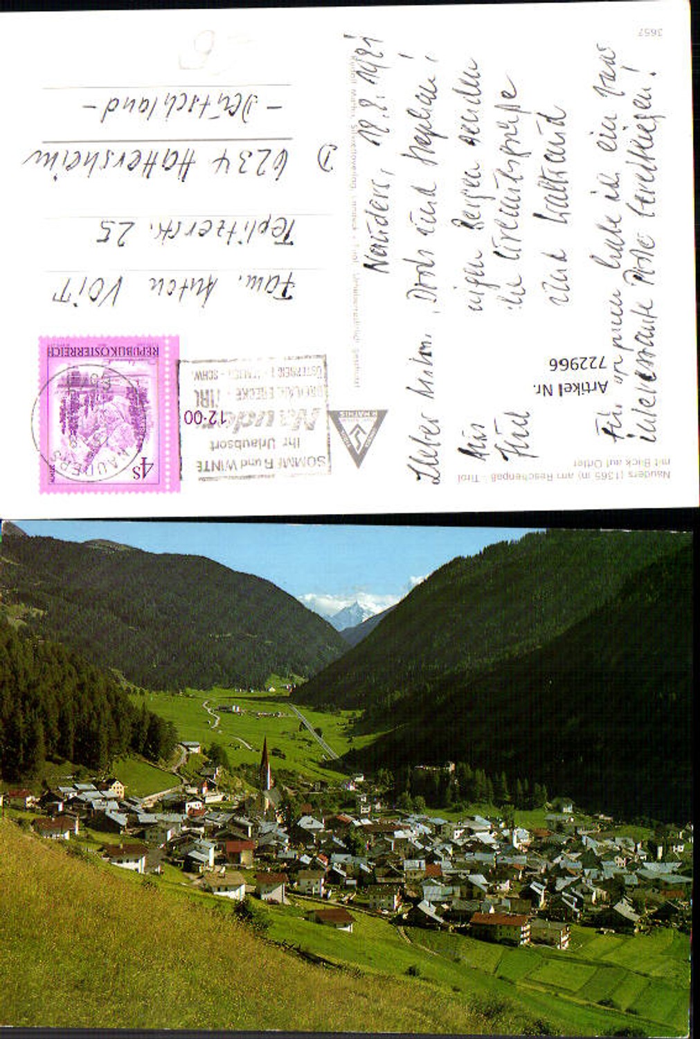 Alte Ansichtskarte – Old Postcard