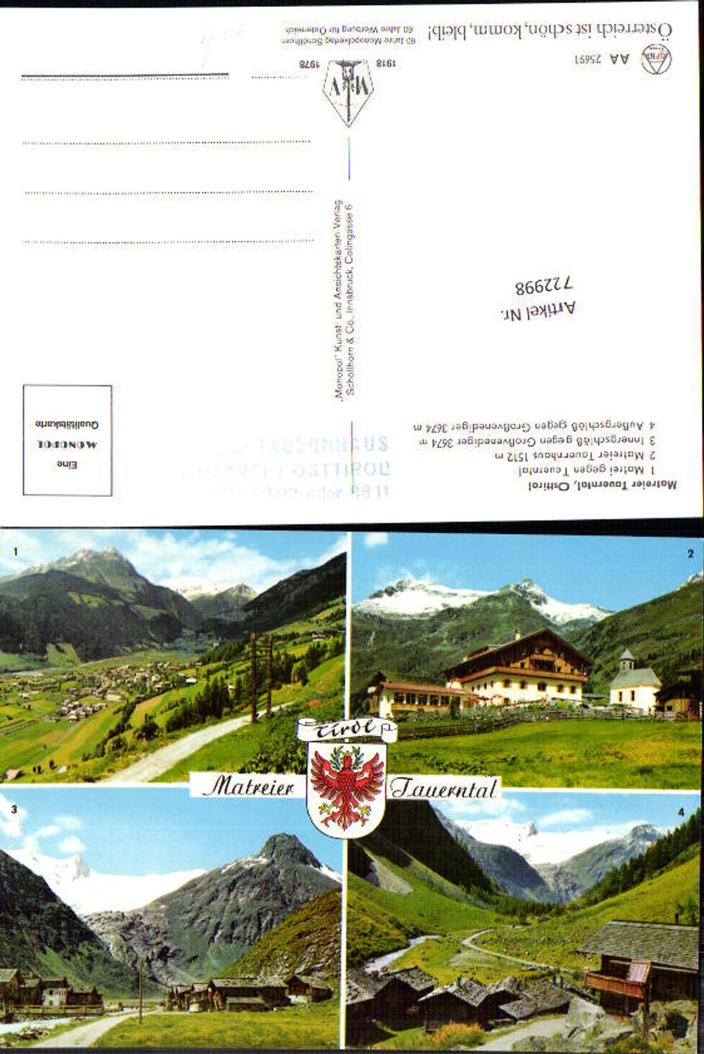 Alte Ansichtskarte – Old Postcard