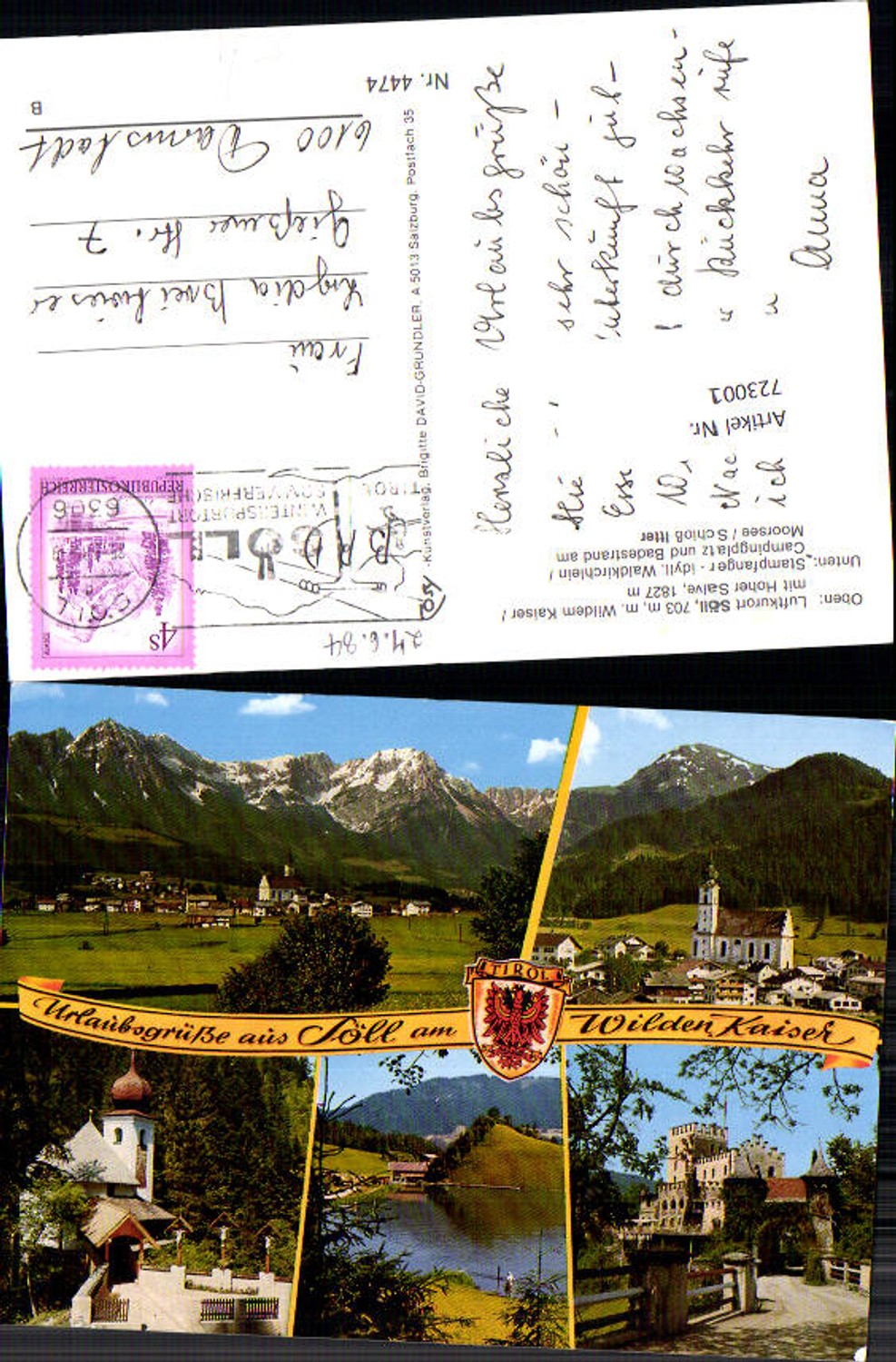 Alte Ansichtskarte – Old Postcard