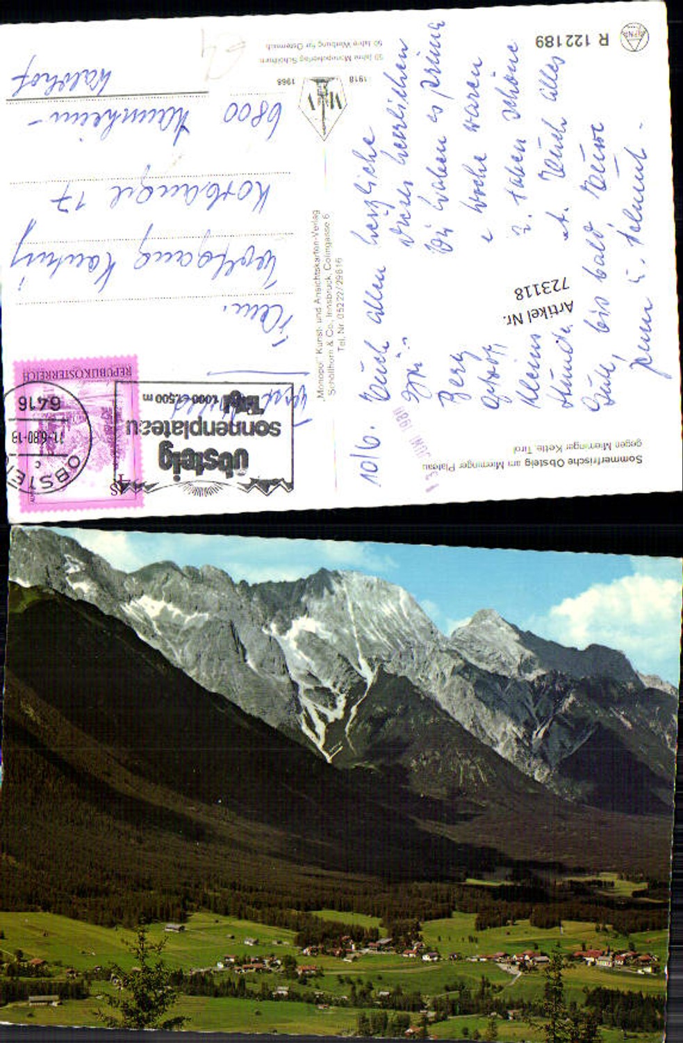 Alte Ansichtskarte – Old Postcard