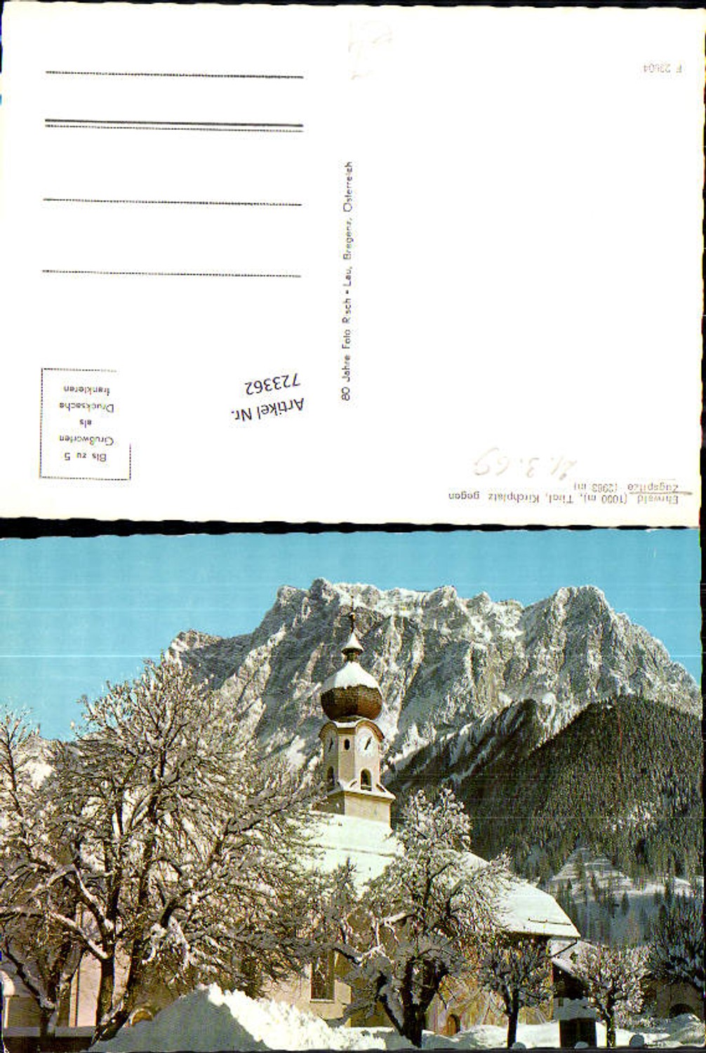 Alte Ansichtskarte – Old Postcard