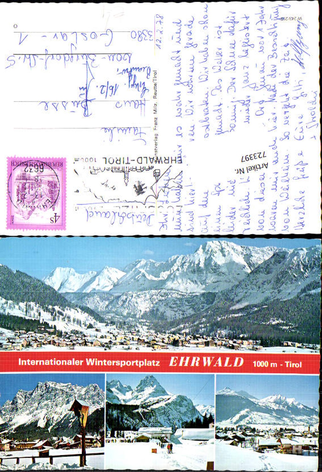 Alte Ansichtskarte – Old Postcard