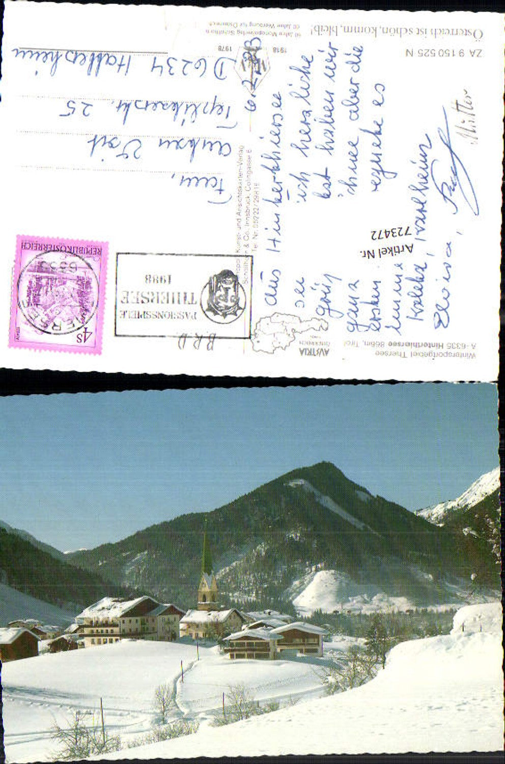 Alte Ansichtskarte – Old Postcard