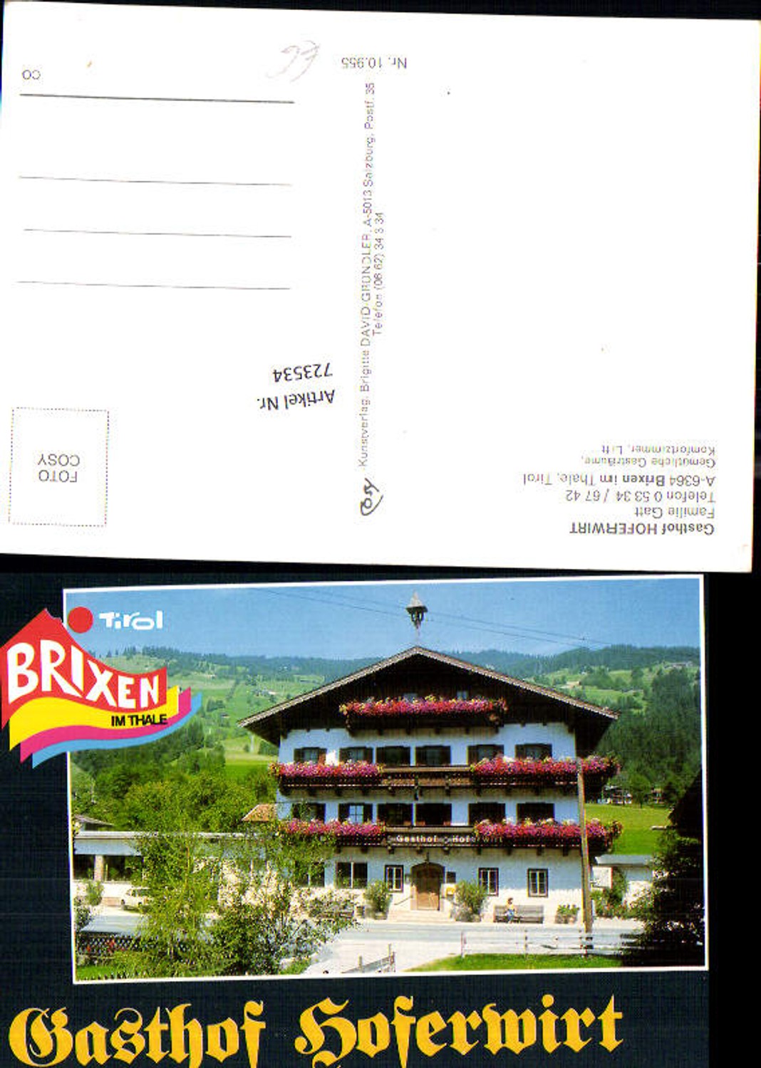Alte Ansichtskarte – Old Postcard