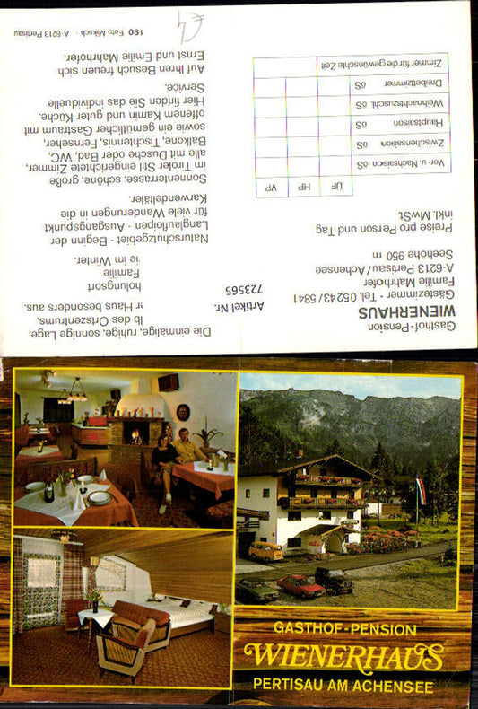 Alte Ansichtskarte – Old Postcard