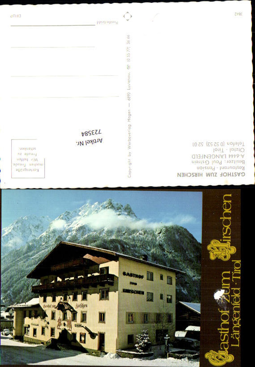 Alte Ansichtskarte – Old Postcard