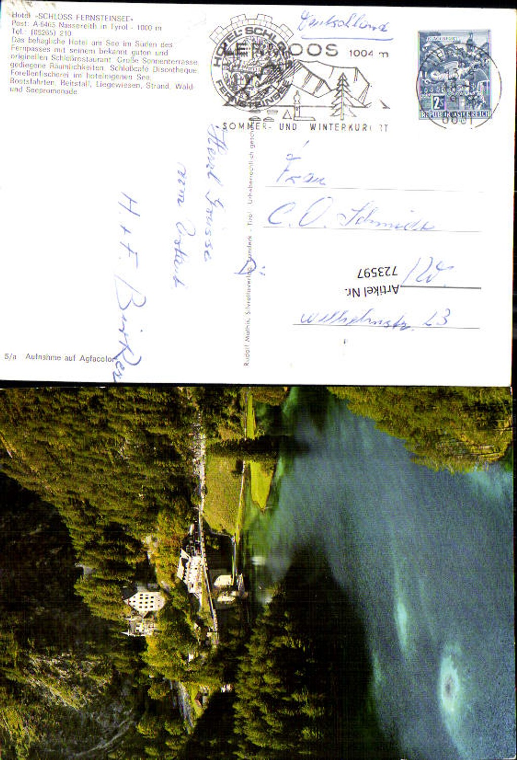 Alte Ansichtskarte – Old Postcard