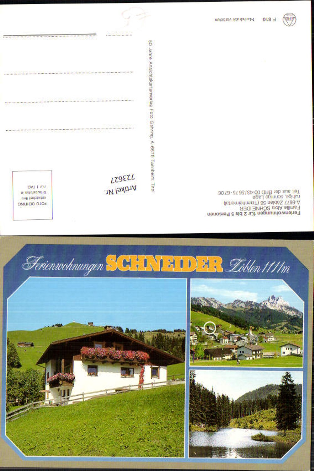 Alte Ansichtskarte – Old Postcard