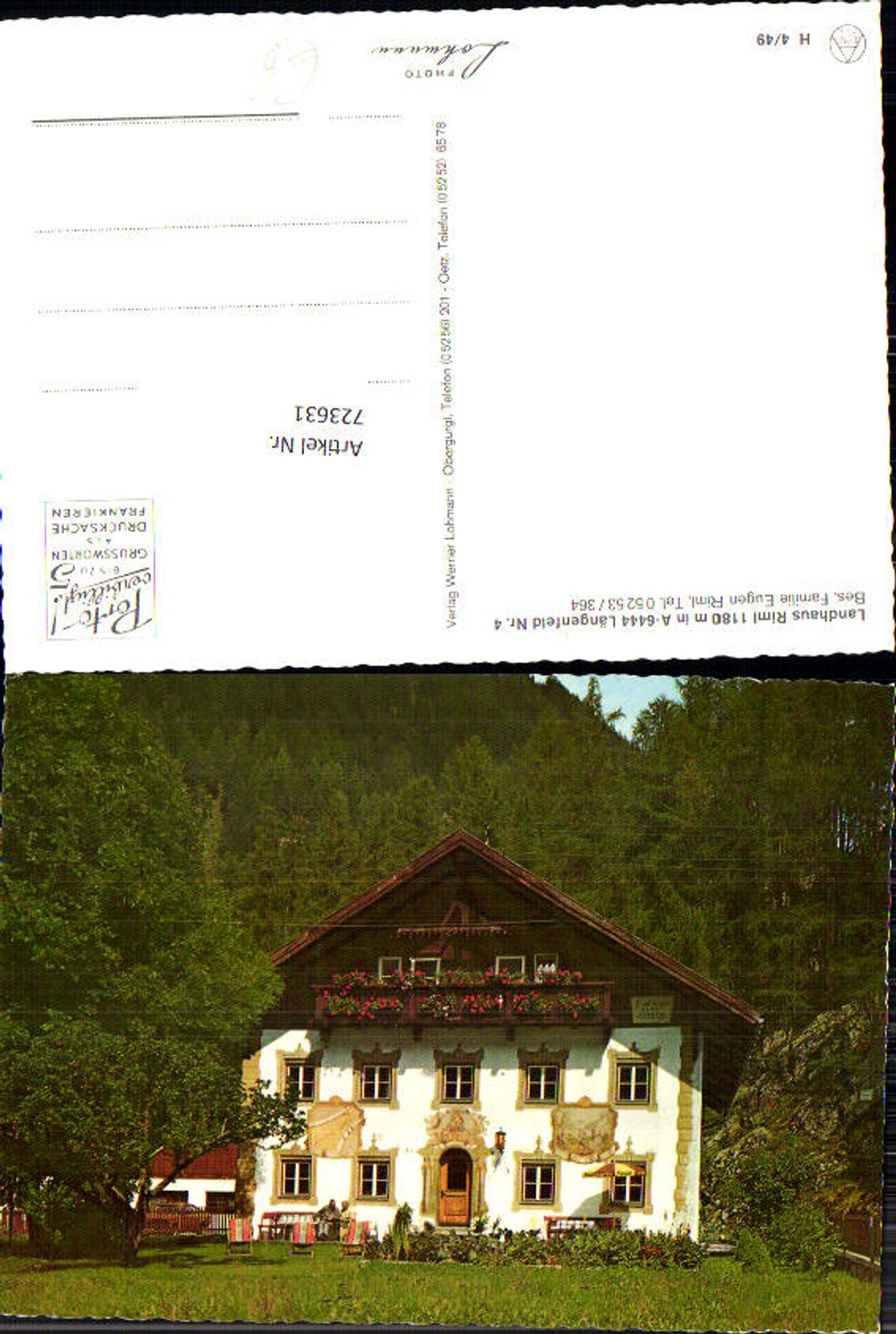 Alte Ansichtskarte – Old Postcard