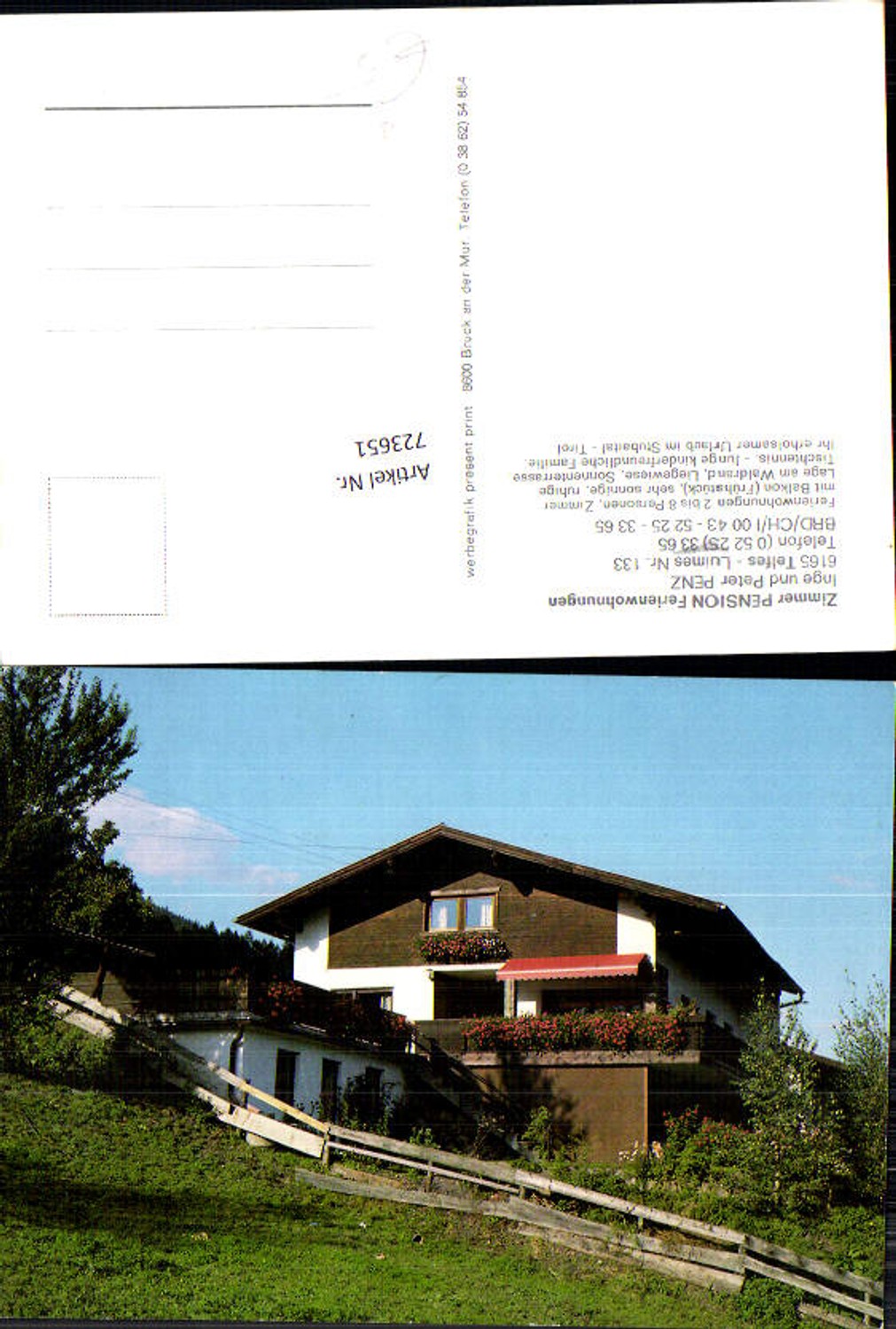 Alte Ansichtskarte – Old Postcard