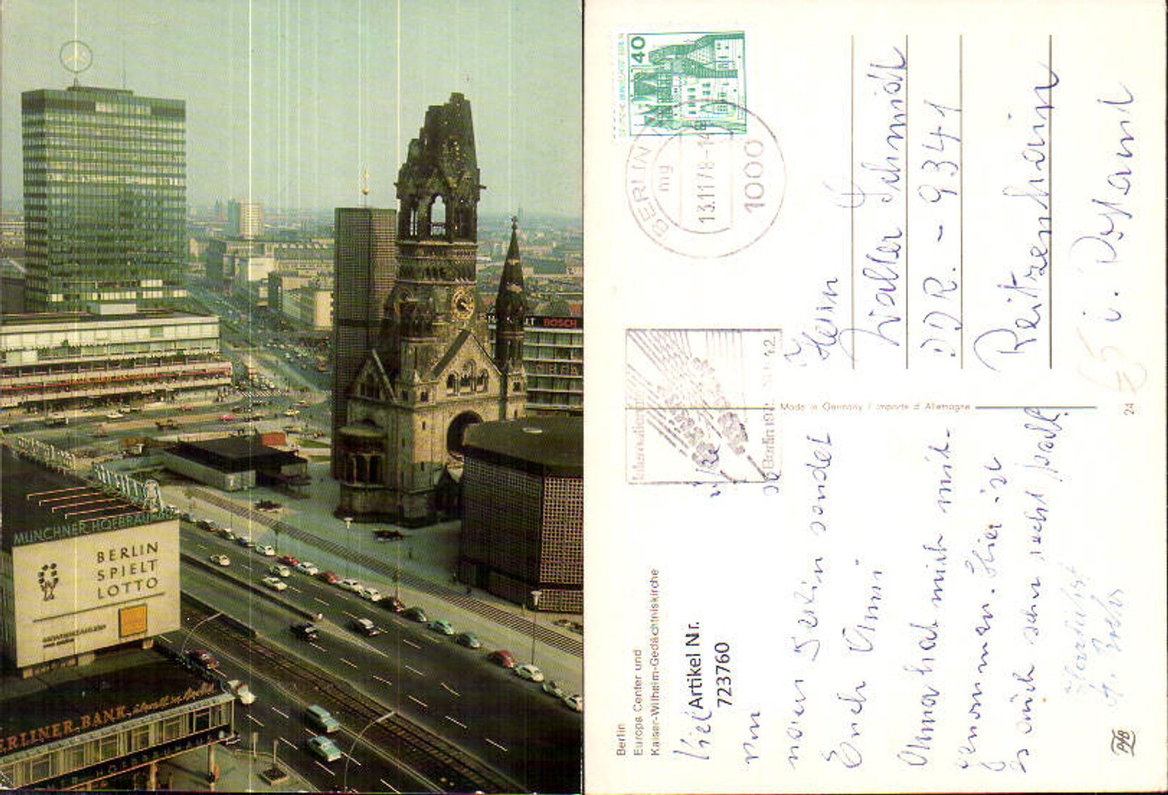 Alte Ansichtskarte – Old Postcard