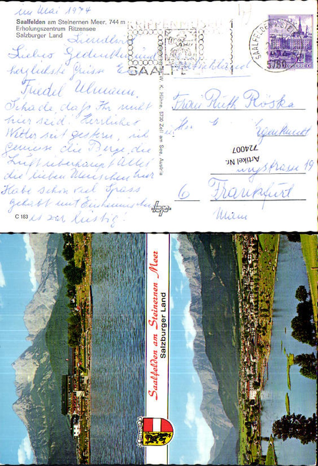 Alte Ansichtskarte – Old Postcard