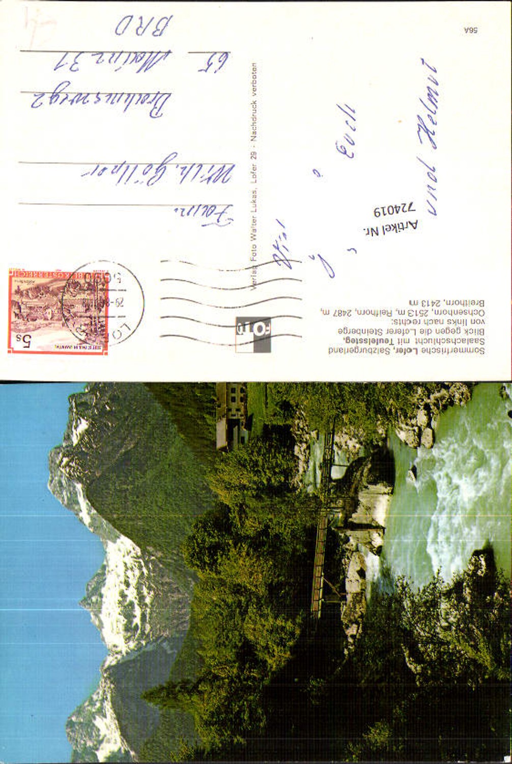 Alte Ansichtskarte – Old Postcard
