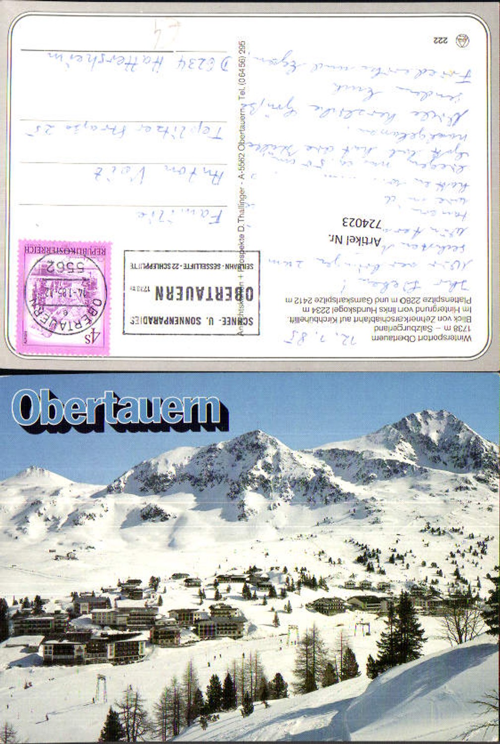 Alte Ansichtskarte – Old Postcard